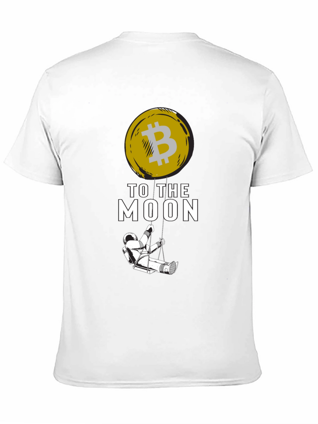 Bitcoin To The Moon Graphic T-Shirt