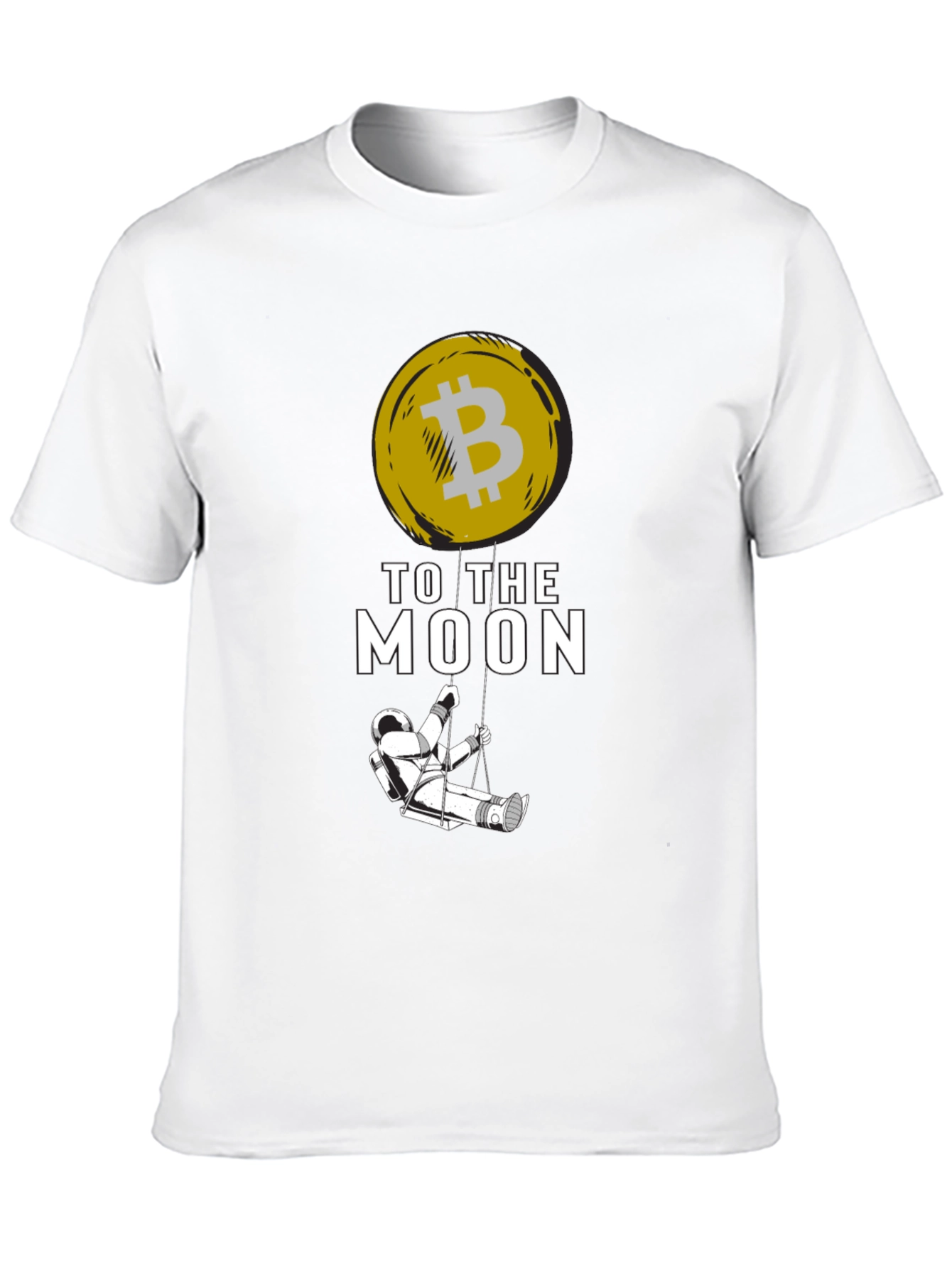 Bitcoin To The Moon Graphic T-Shirt
