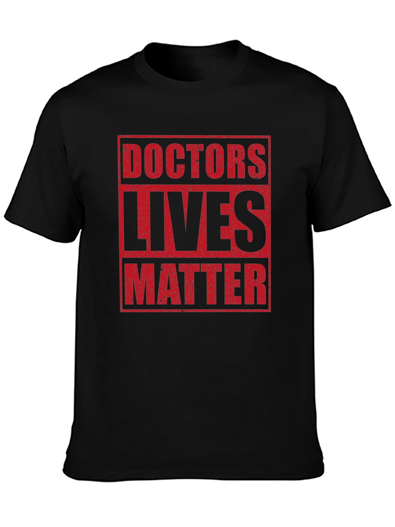 Doctors Lives Matter Graphic Tee - Black