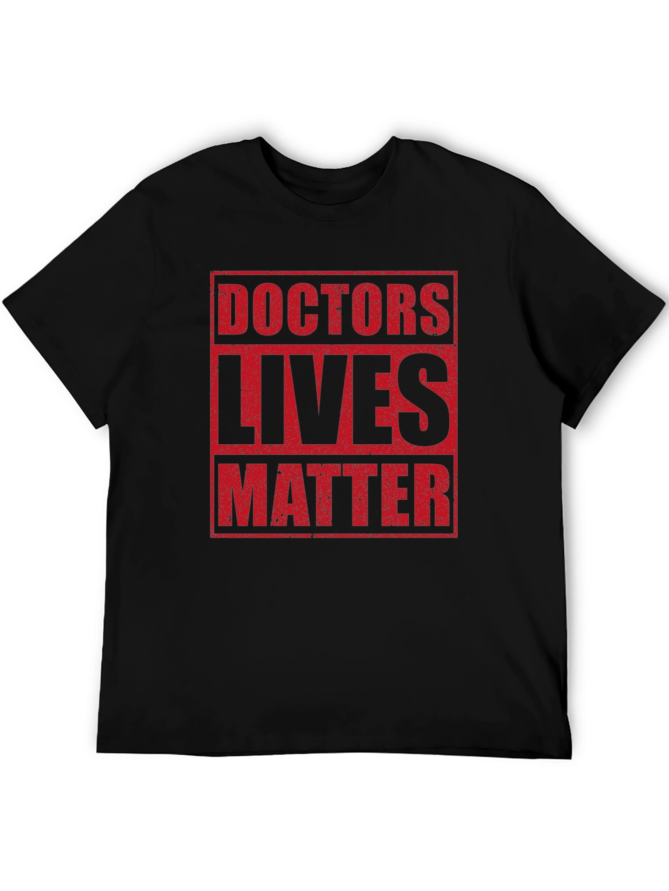 Doctors Lives Matter Graphic Tee - Black