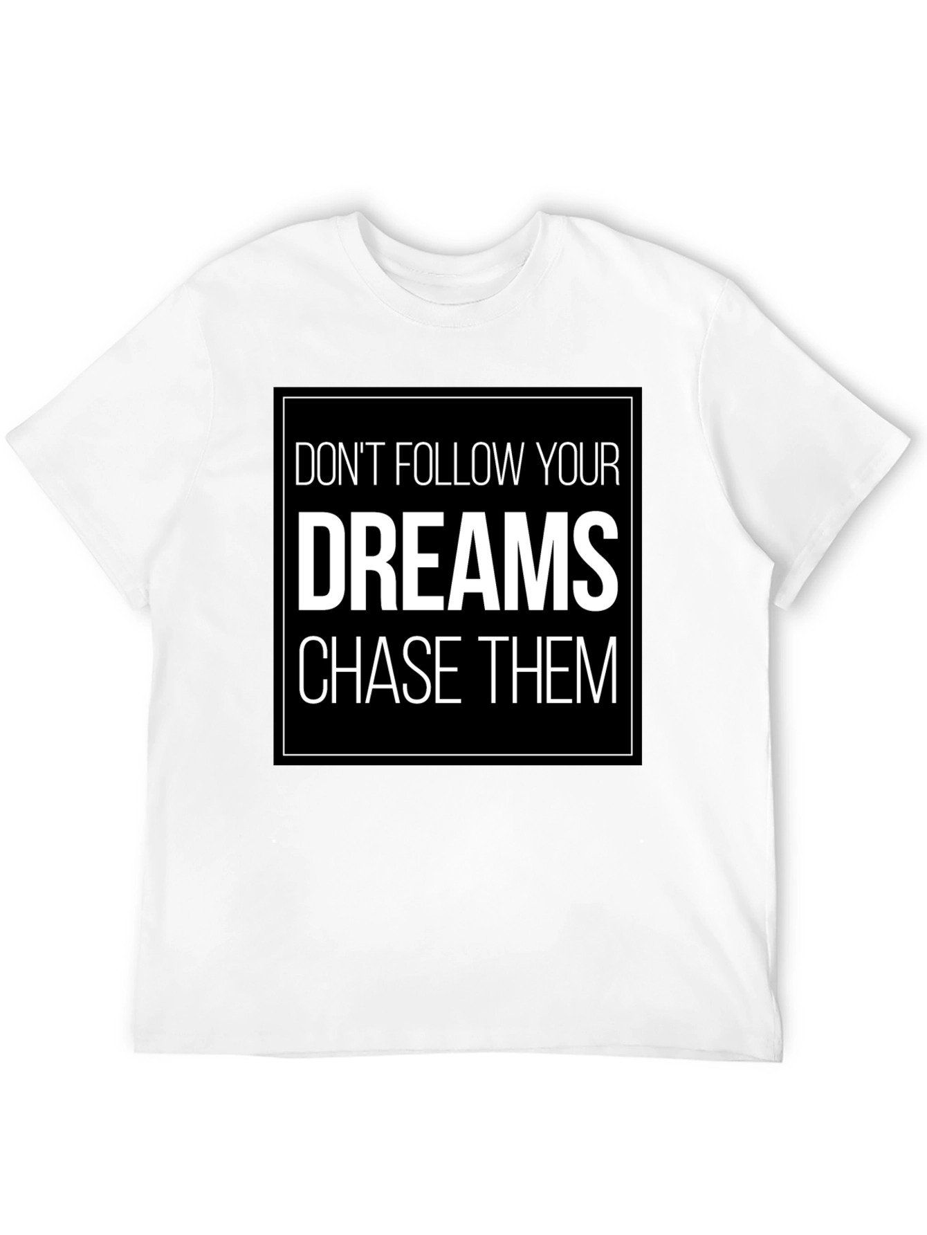 Chase Your Dreams Graphic Tee - Black