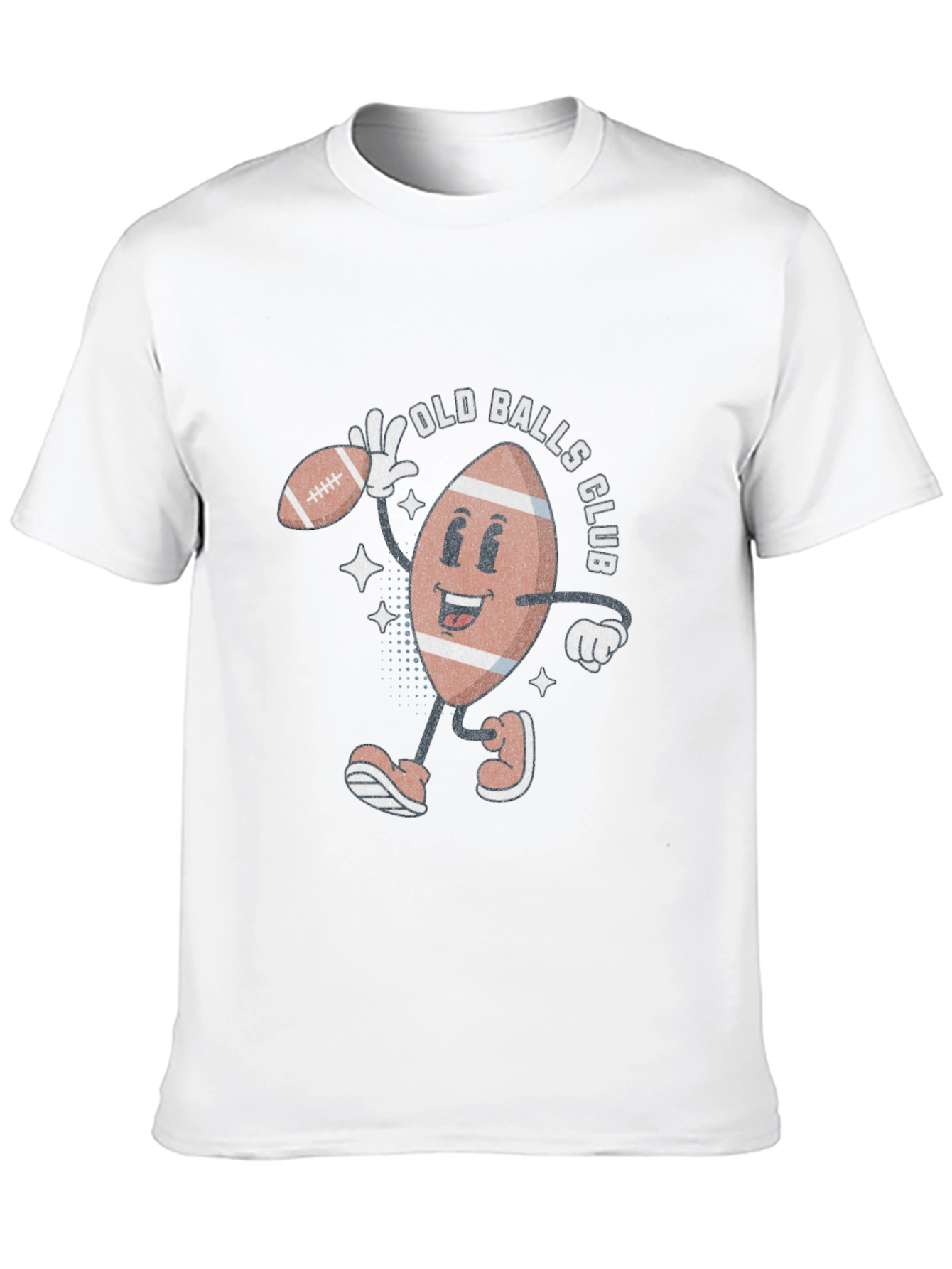 Old Balls Club Graphic T-Shirt - Retro Football Tee