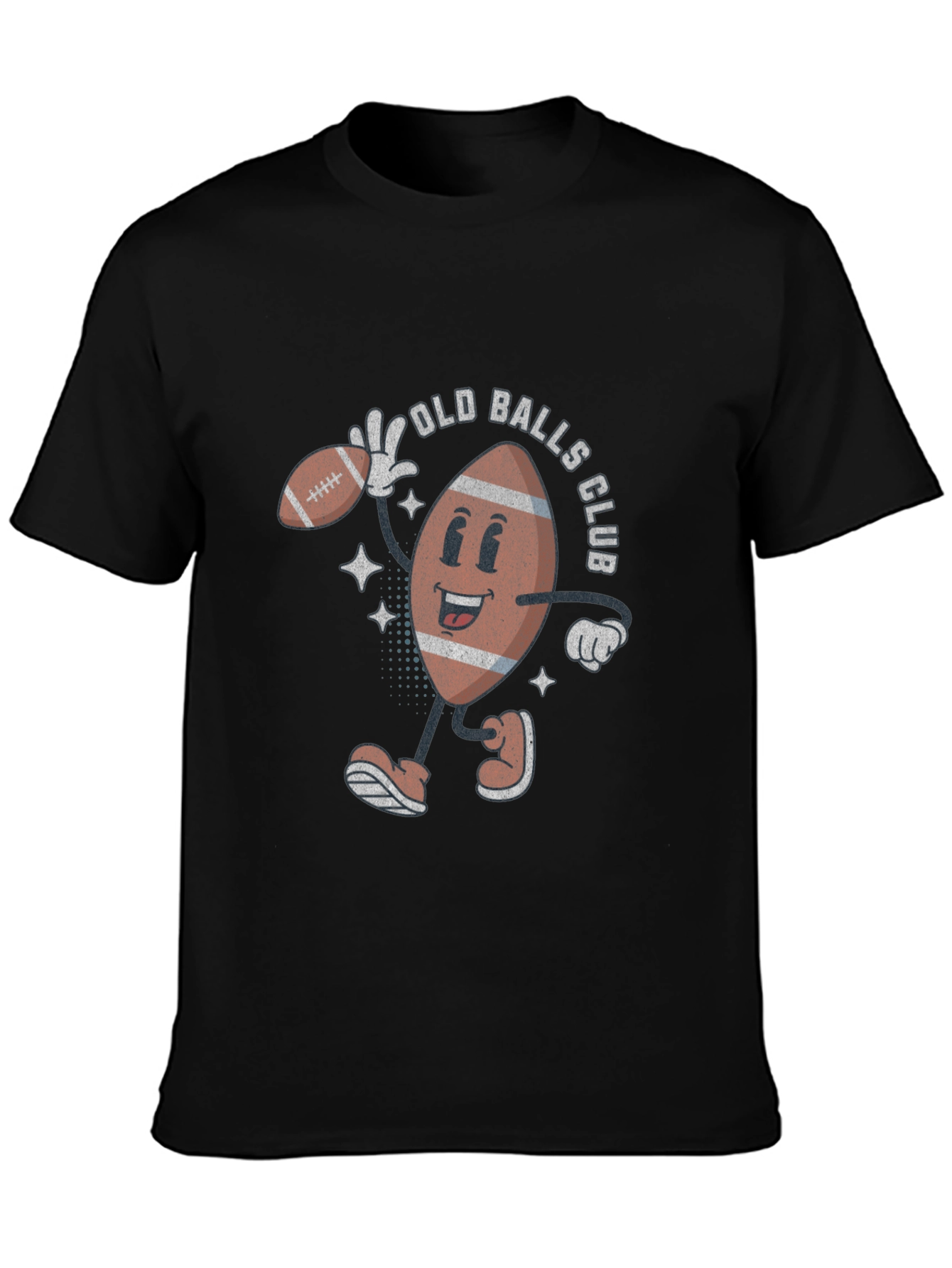 Old Balls Club Graphic T-Shirt - Retro Football Tee