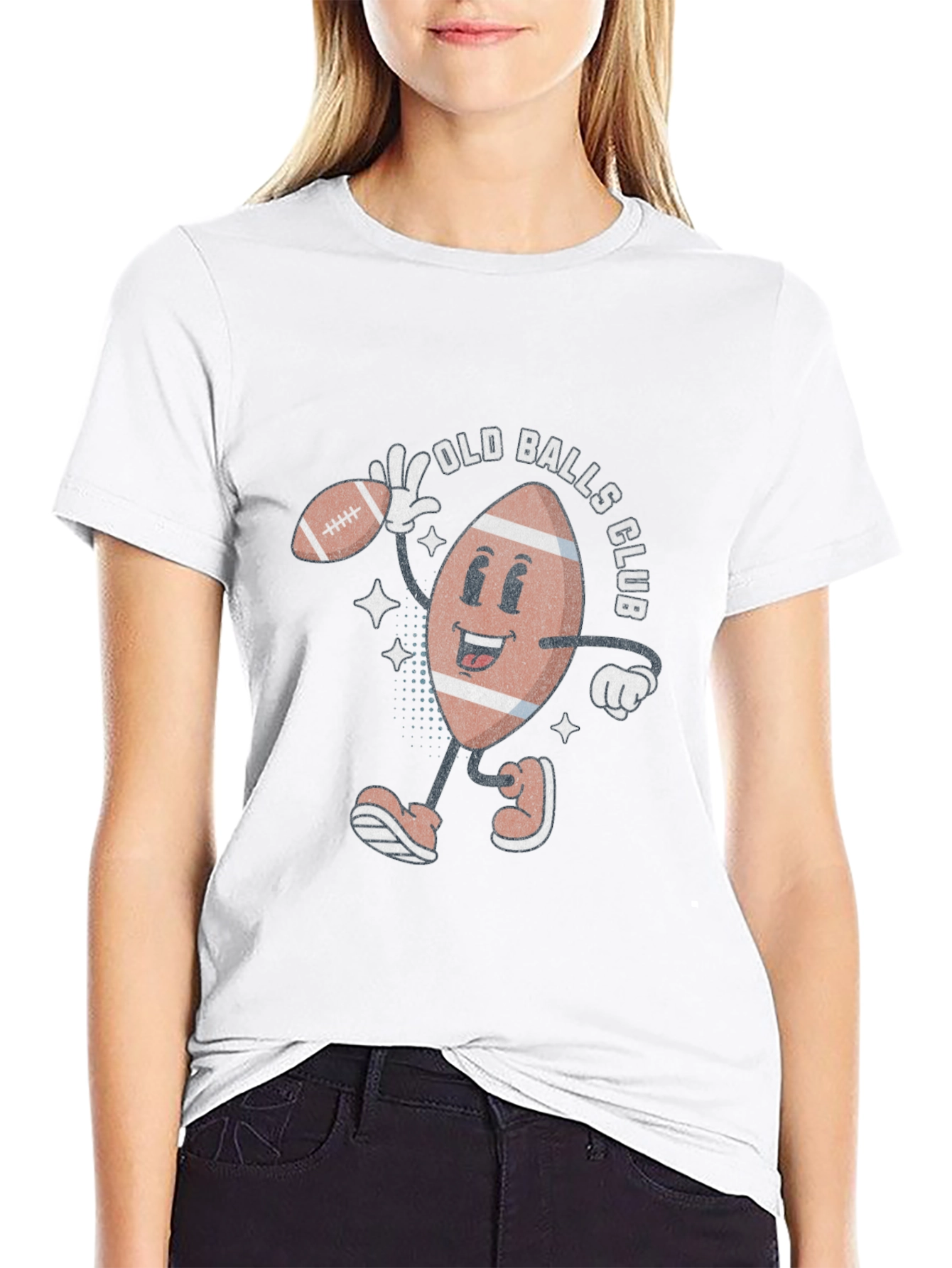 Old Balls Club Graphic T-Shirt - Retro Football Tee