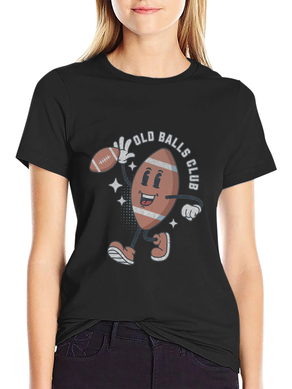 Old Balls Club Graphic T-Shirt - Retro Football Tee