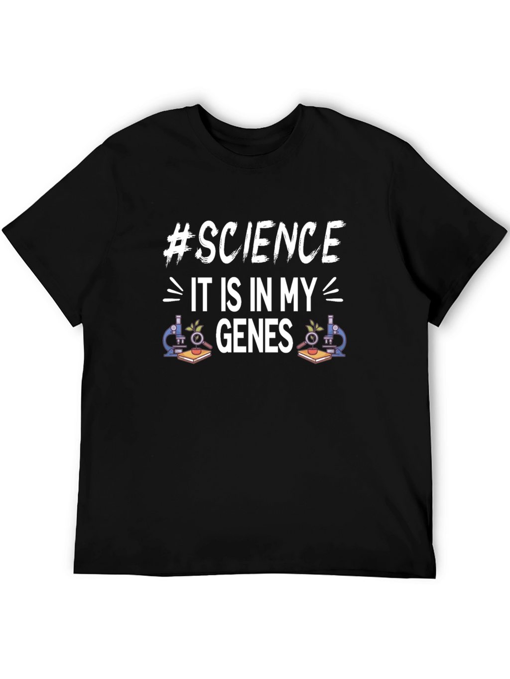 Science Genes T-Shirt - Black