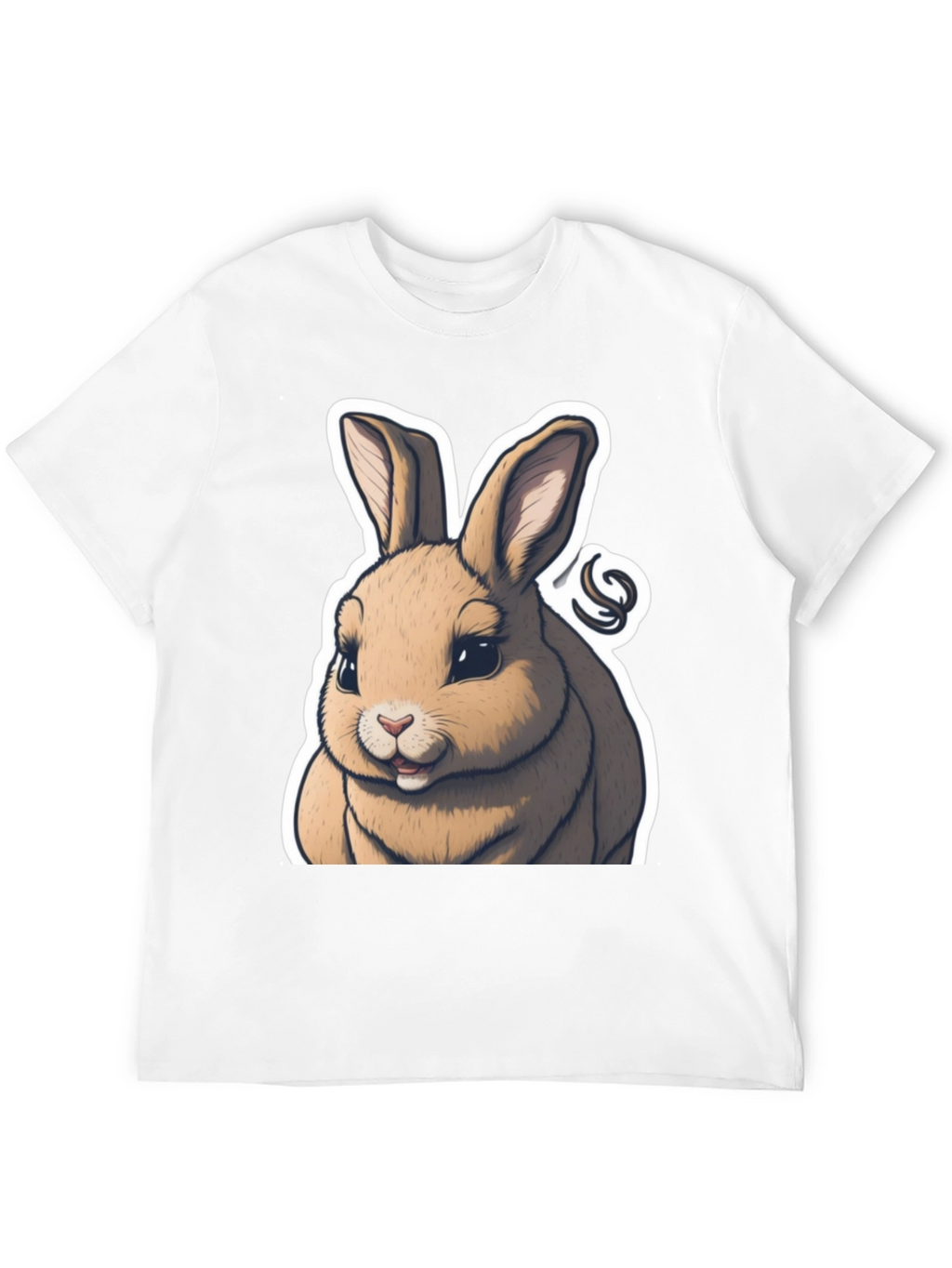 Bunny Graphic Tee - Soft Cotton Blend