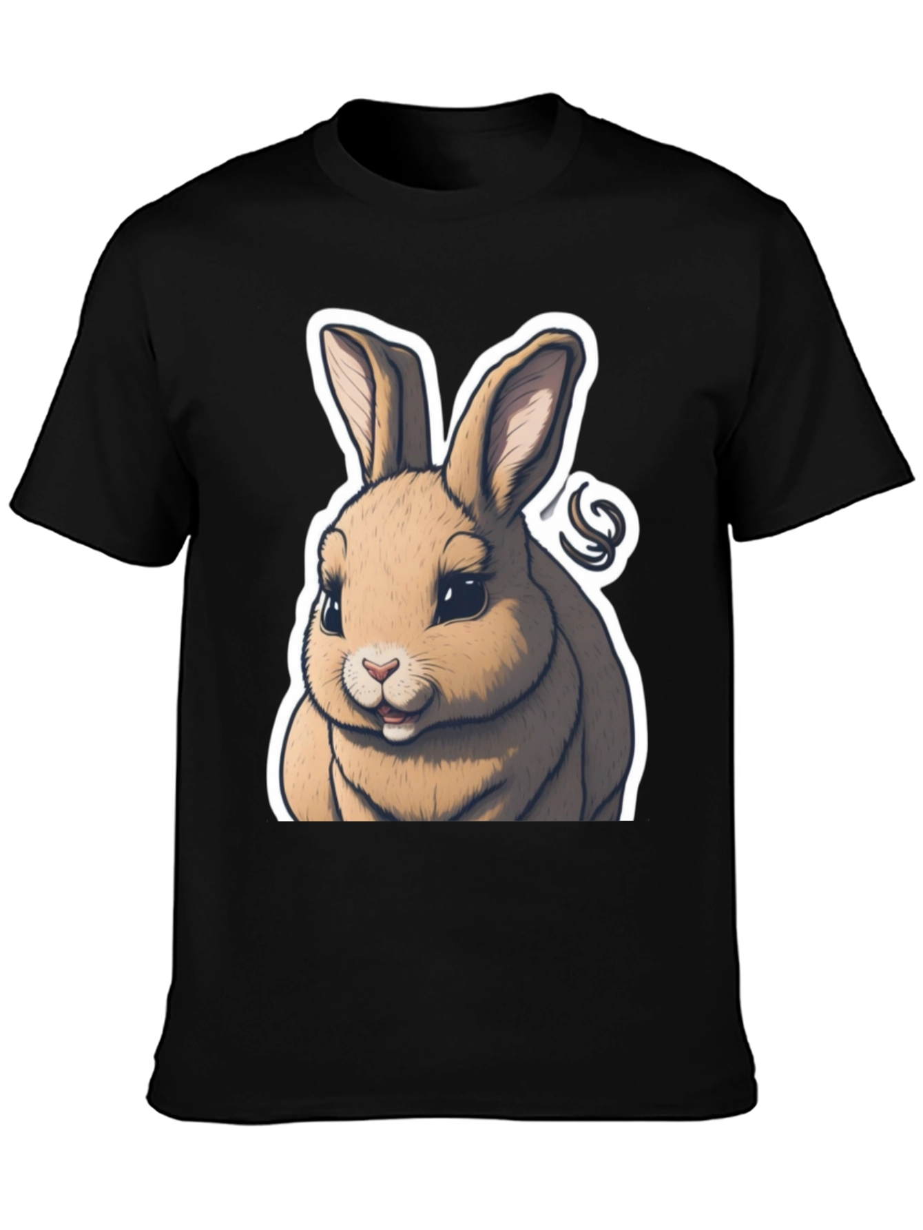 Bunny Graphic Tee - Soft Cotton Blend