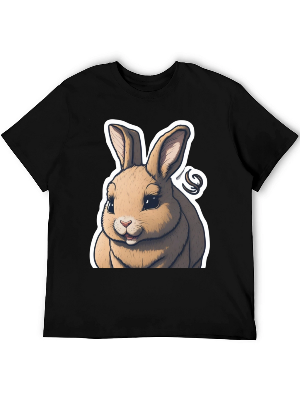Bunny Graphic Tee - Soft Cotton Blend