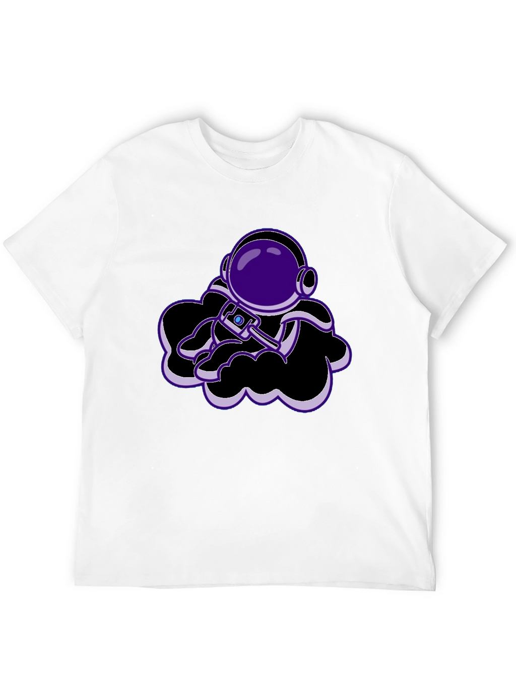 Astronaut in Clouds Graphic T-Shirt - Stylish Casual Wear