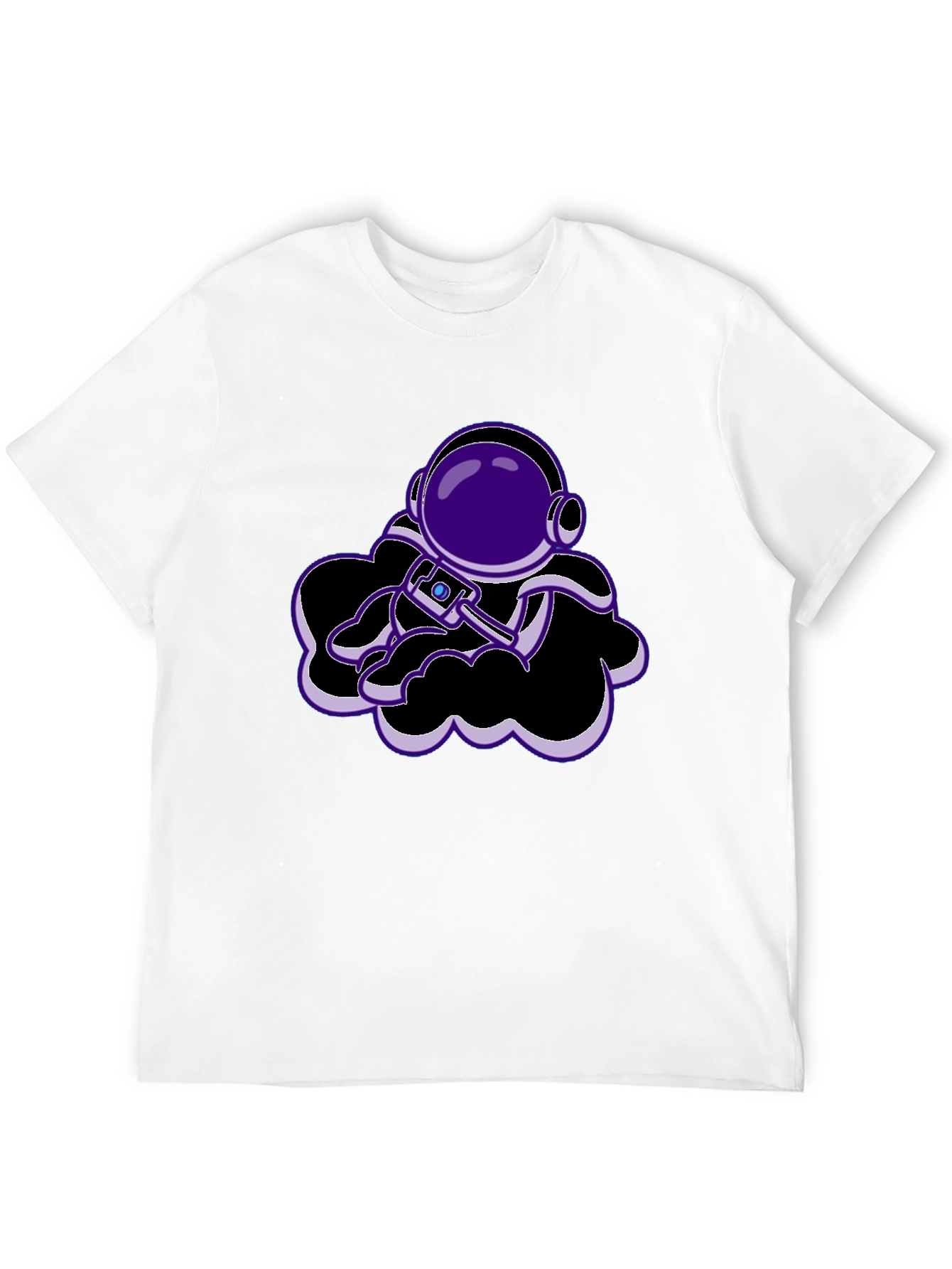 Astronaut in Clouds Graphic T-Shirt - Stylish Casual Wear