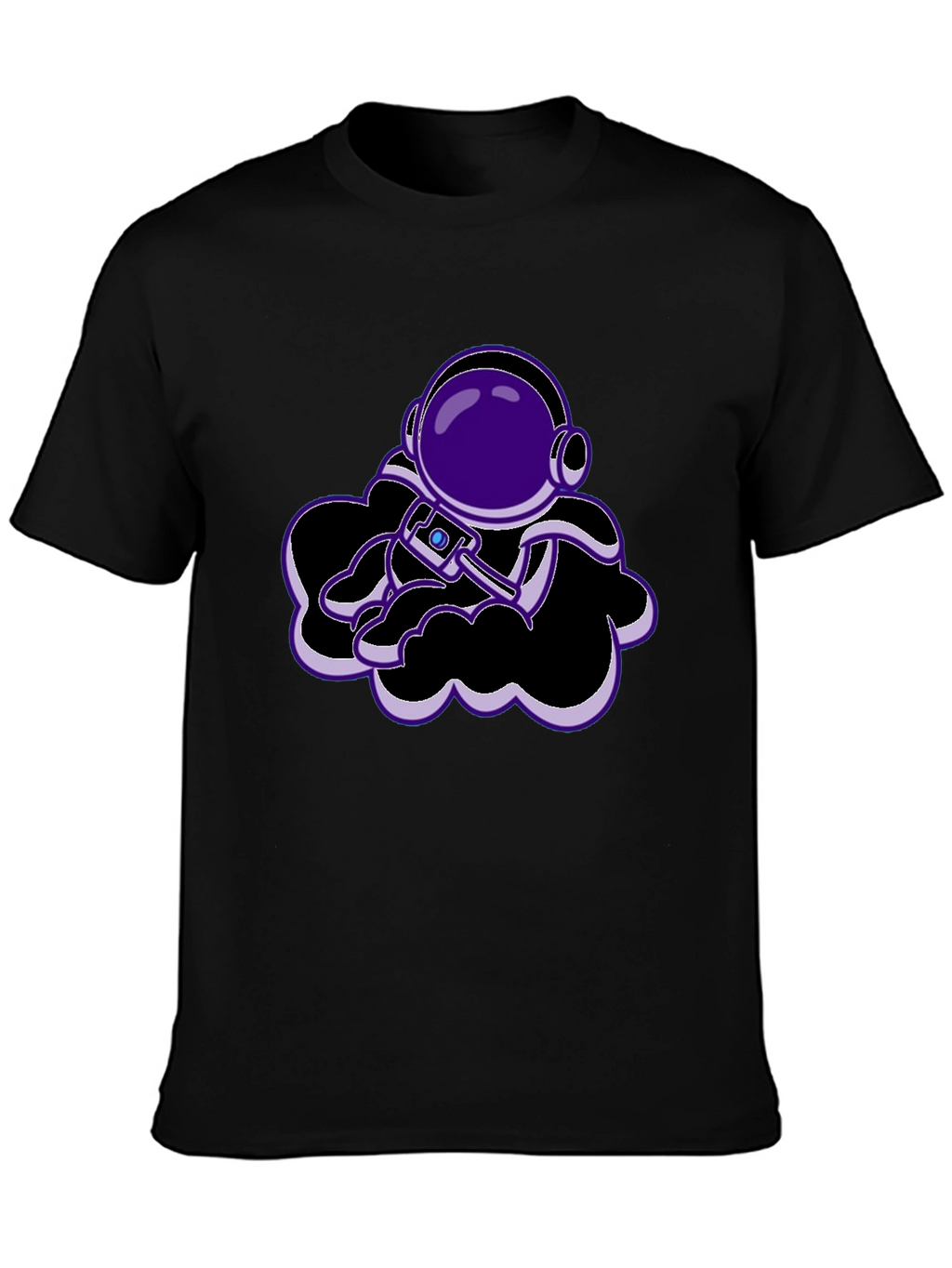 Astronaut in Clouds Graphic T-Shirt - Stylish Casual Wear