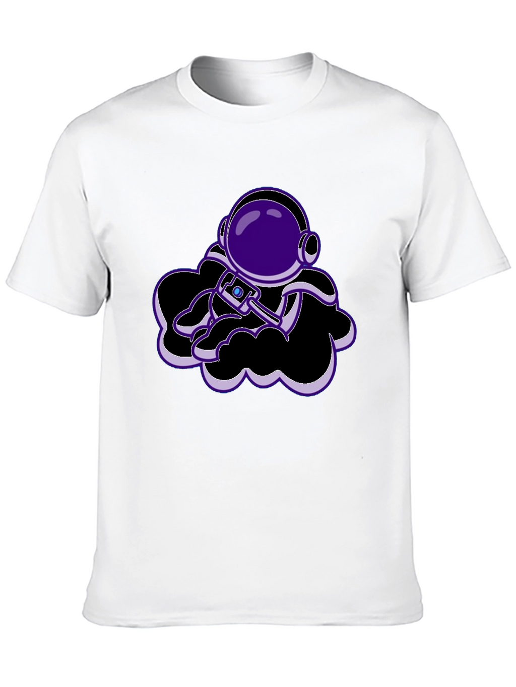 Astronaut in Clouds Graphic T-Shirt - Stylish Casual Wear