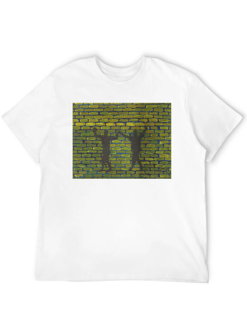 Brick Wall Dance Black T-Shirt