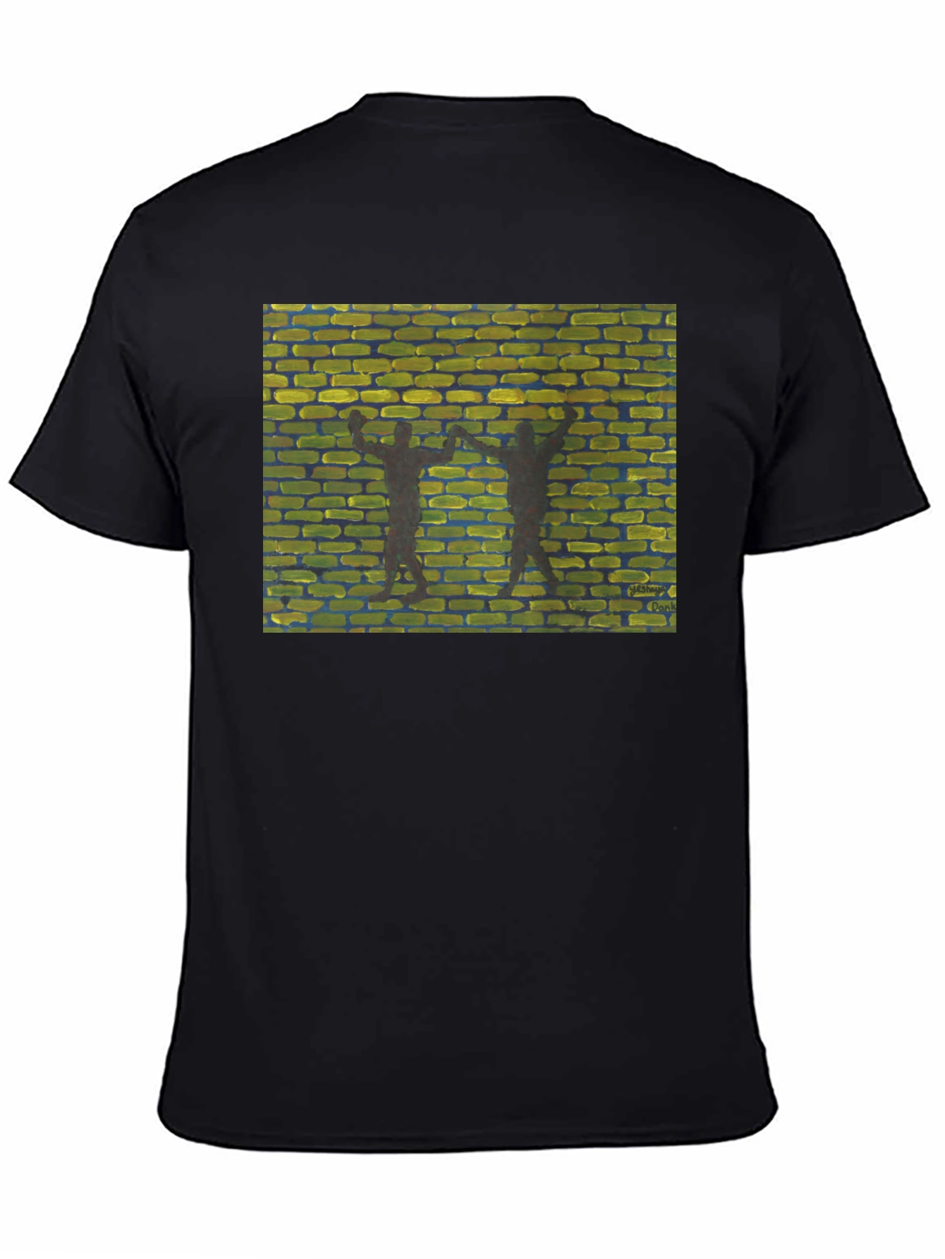 Brick Wall Dance Black T-Shirt