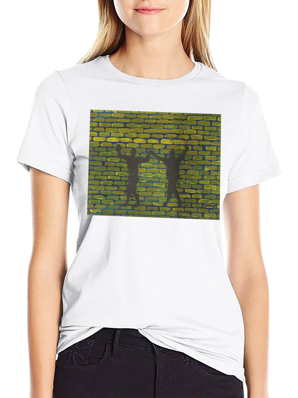 Brick Wall Dance Black T-Shirt