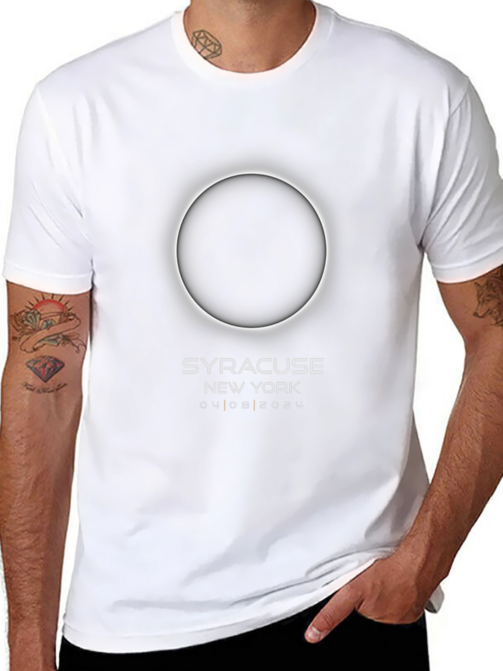 Total Eclipse Syracuse NY April 8 2024 T-Shirt