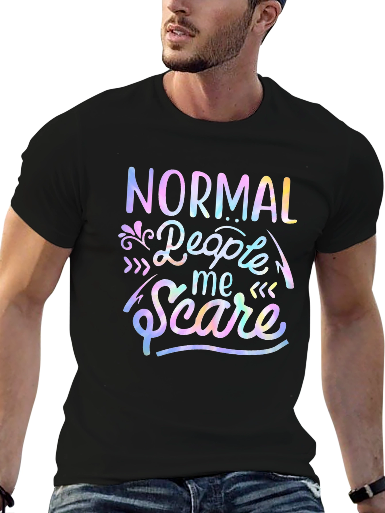 Normal People Scare Me Graphic Tee