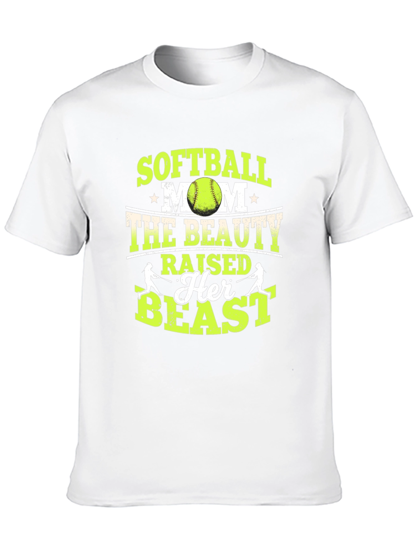 Softball Mom T-Shirt: Beauty Raised a Beast!