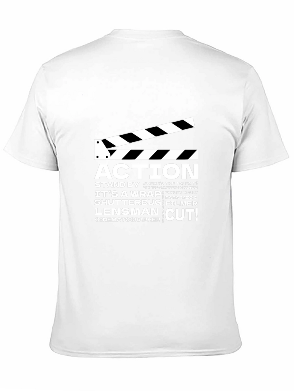 Movie Crew Black Graphic Tee