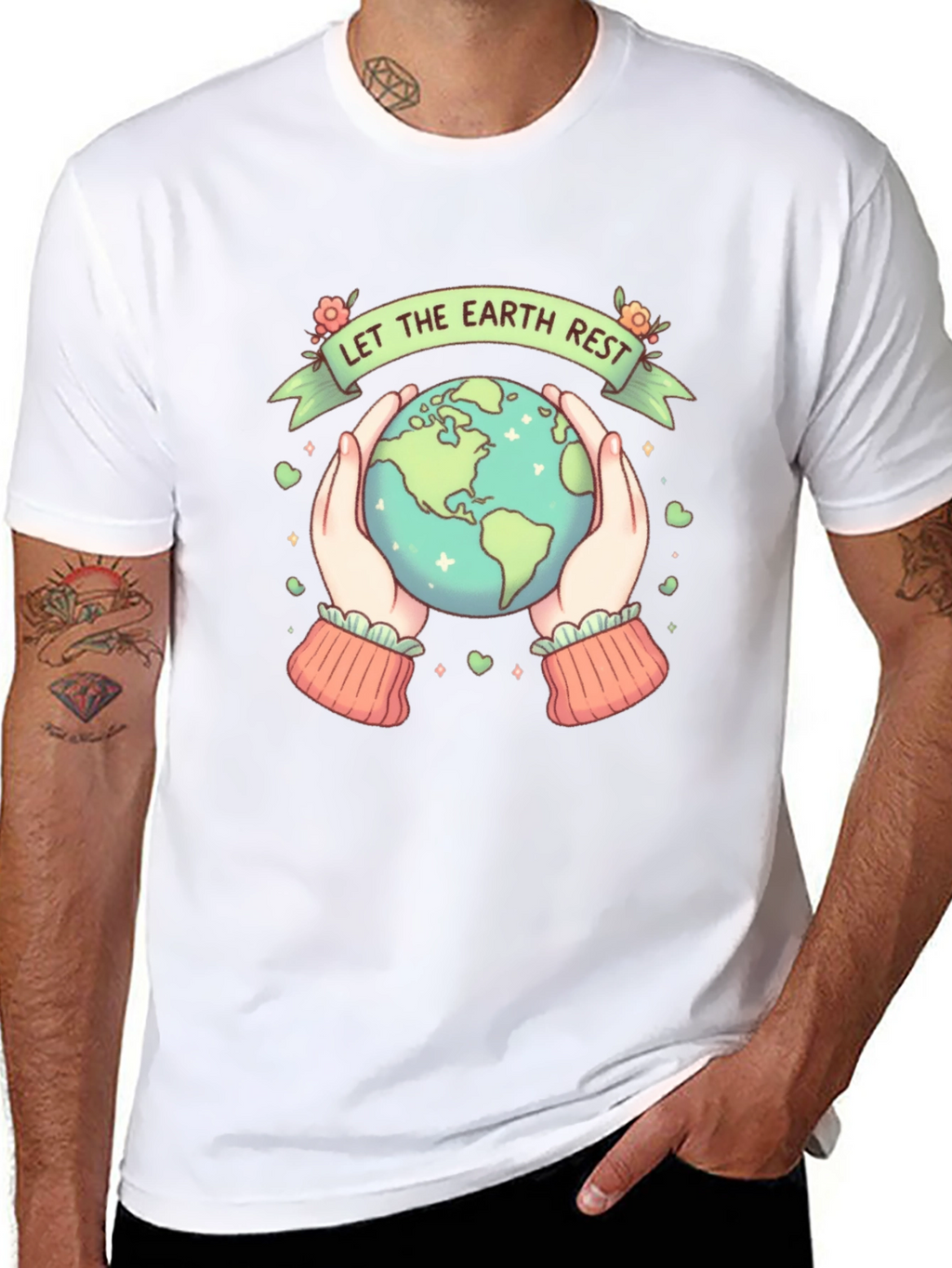 Earth Rest Graphic Tee - Eco-Friendly Apparel