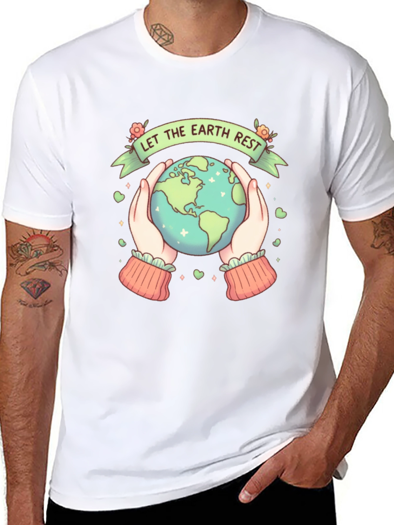 Earth Rest Graphic Tee - Eco-Friendly Apparel