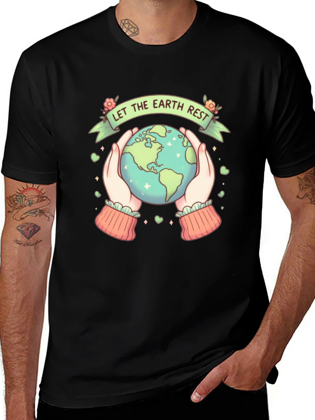 Earth Rest Graphic Tee - Eco-Friendly Apparel
