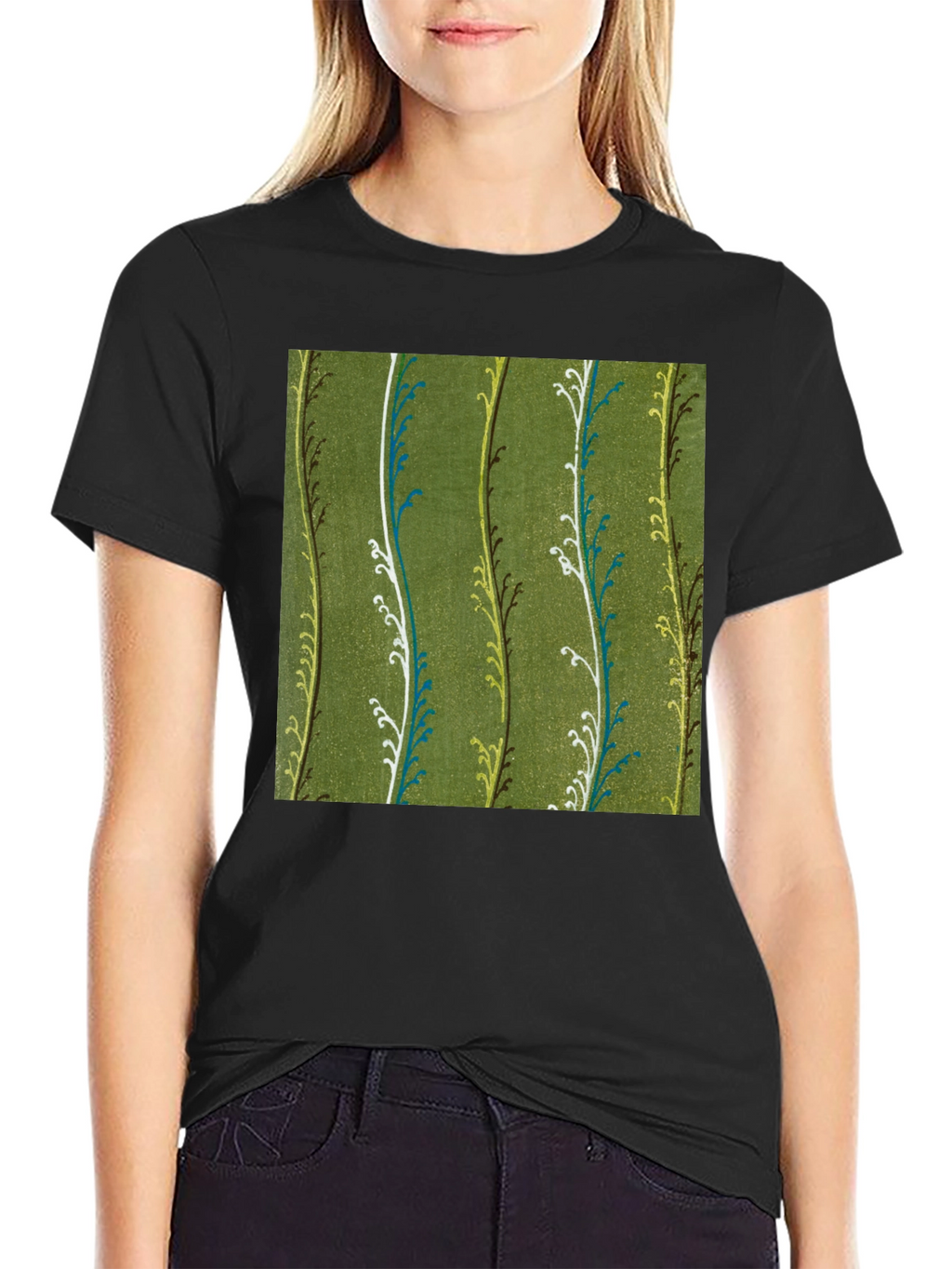 Floral Vine Pattern Tee