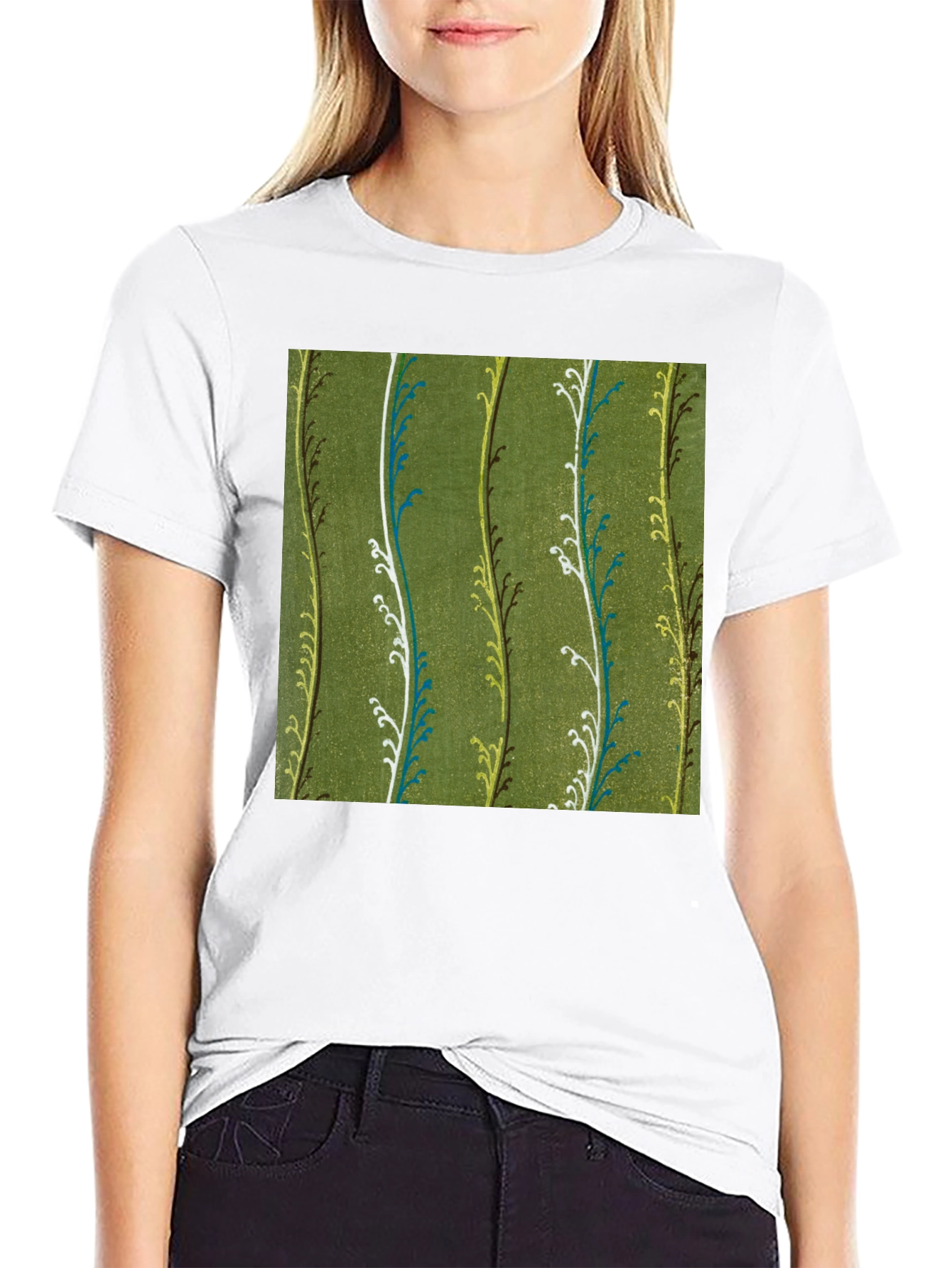 Floral Vine Pattern Tee