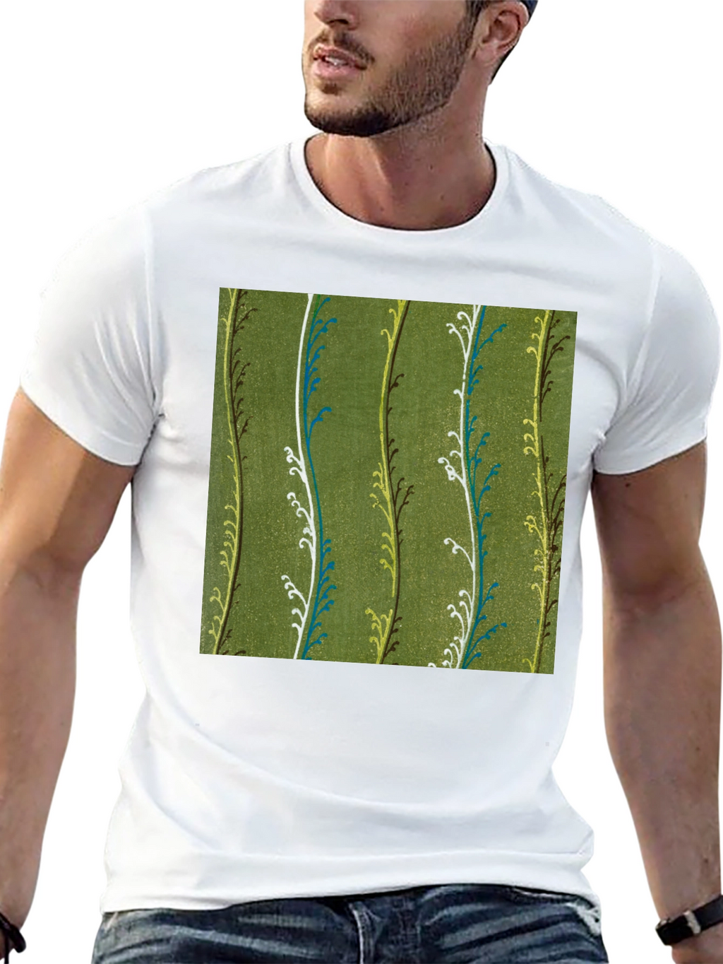 Floral Vine Pattern Tee