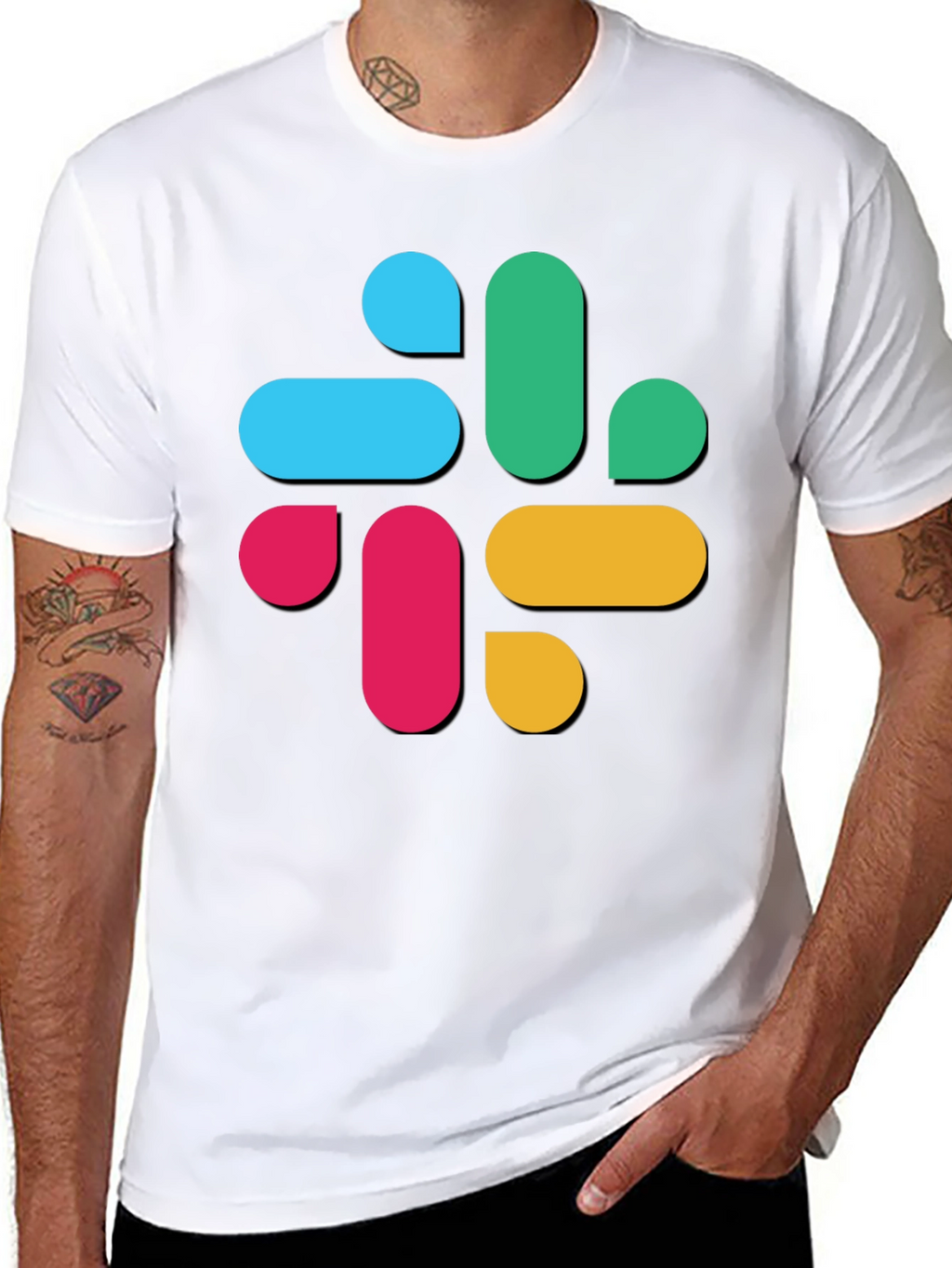 Slack Logo Graphic T-Shirt - Casual Comfort