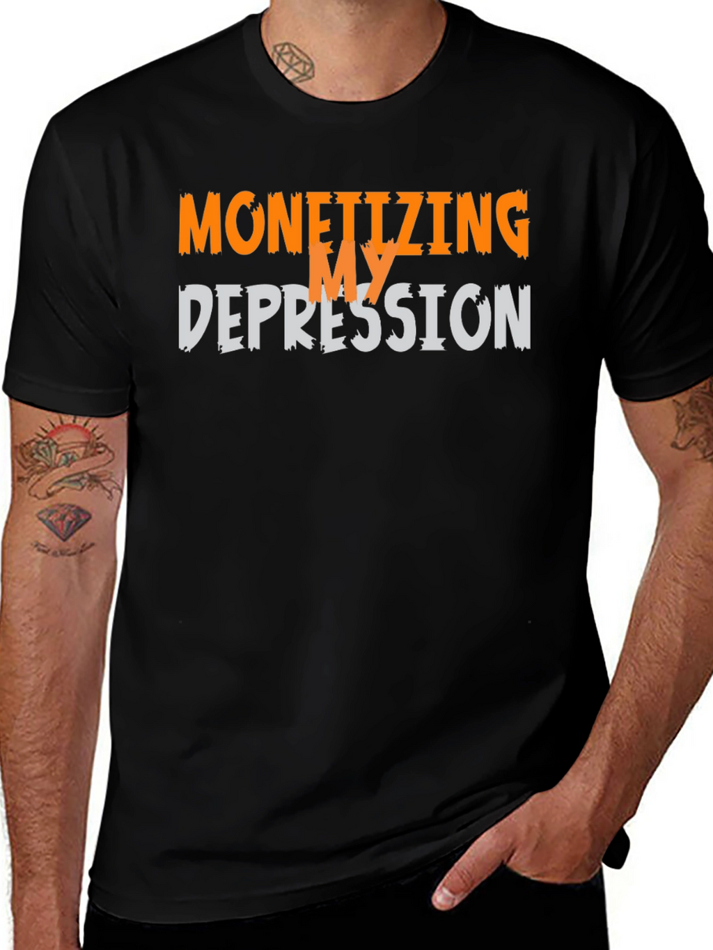 Monetizing My Depression Graphic T-Shirt