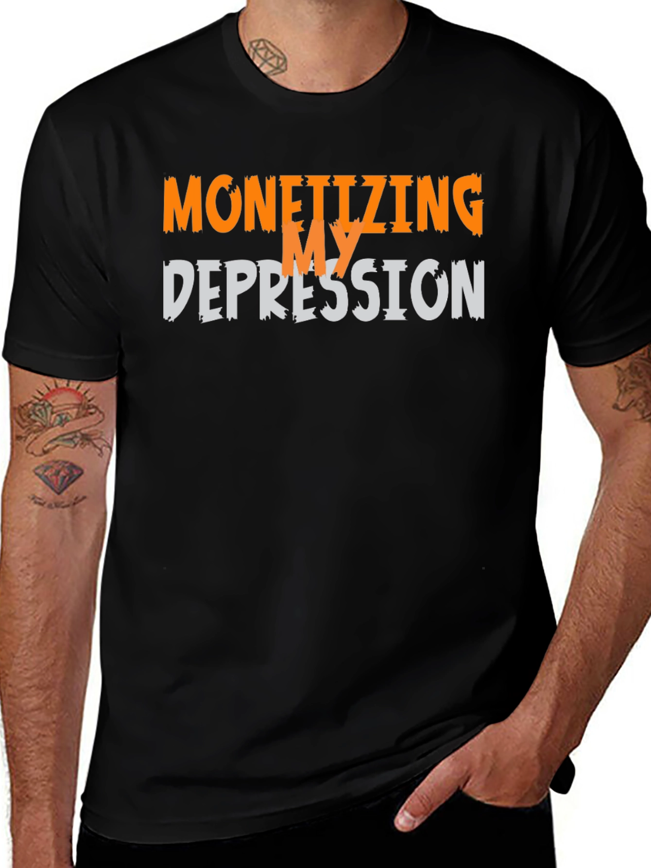 Monetizing My Depression Graphic T-Shirt