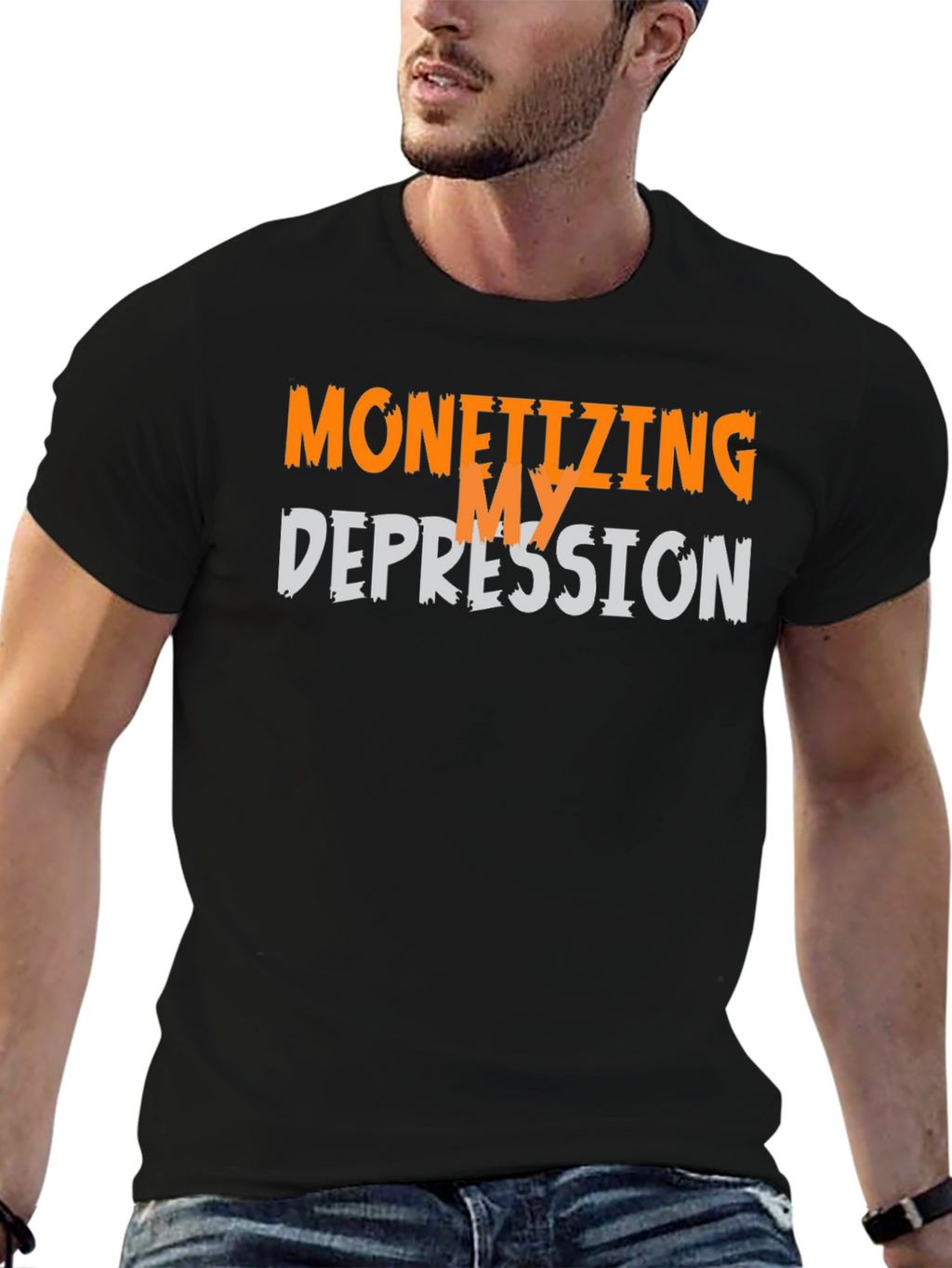 Monetizing My Depression Graphic T-Shirt