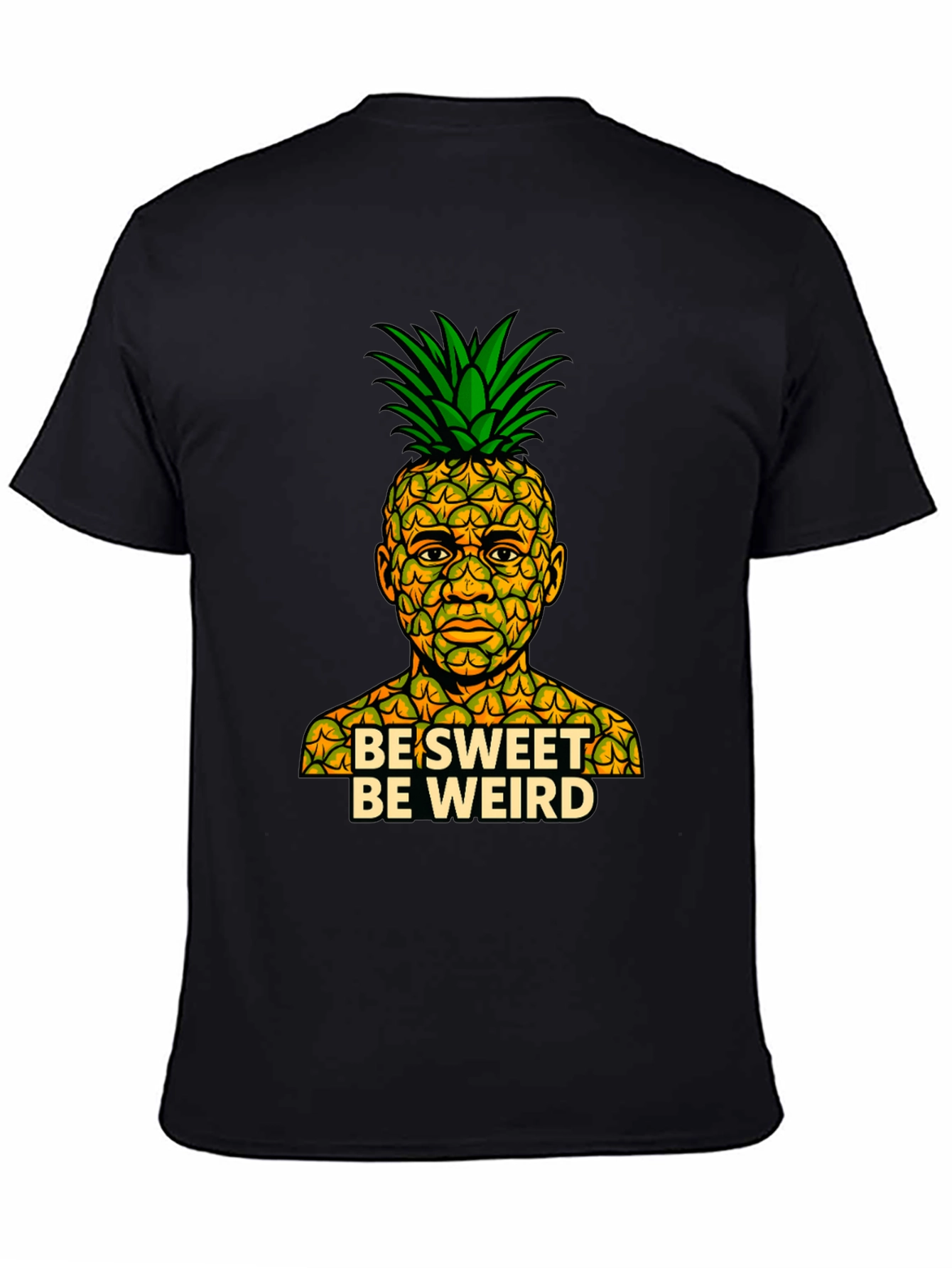 Be Sweet Be Weird Pineapple Graphic T-Shirt