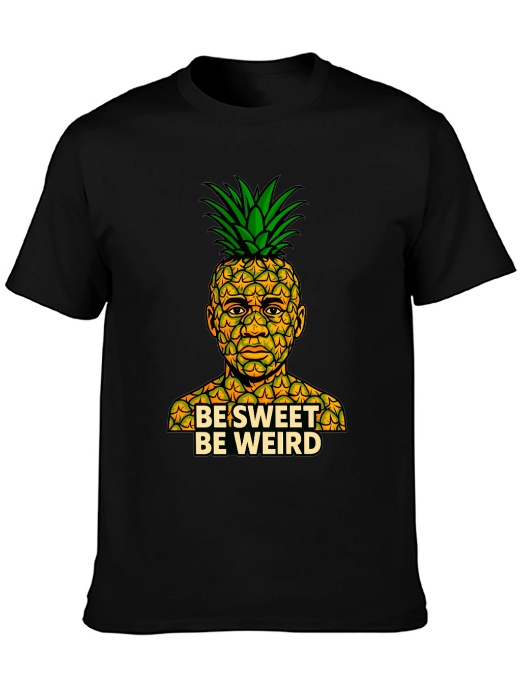 Be Sweet Be Weird Pineapple Graphic T-Shirt