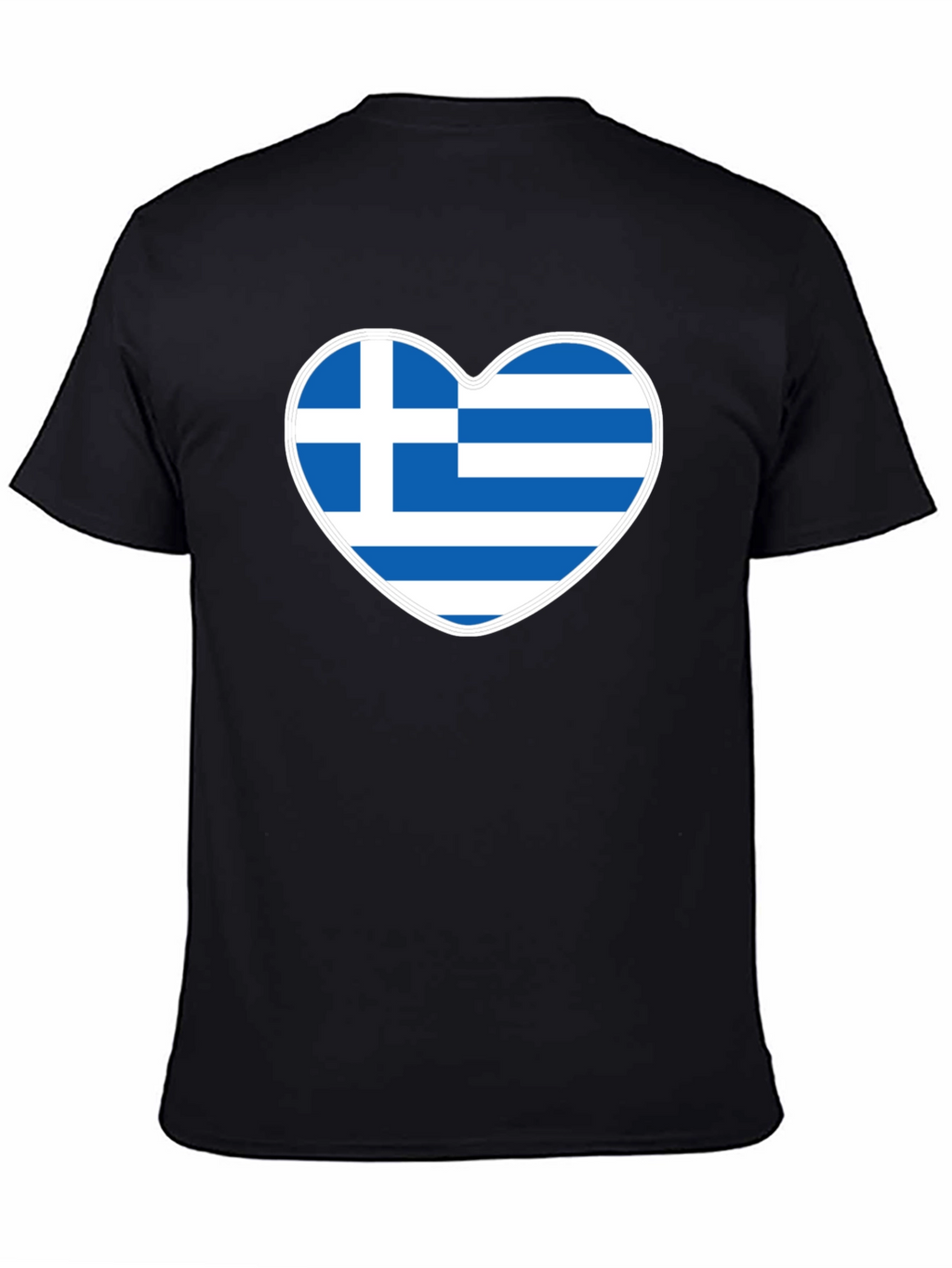 Greece Flag Heart T-Shirt