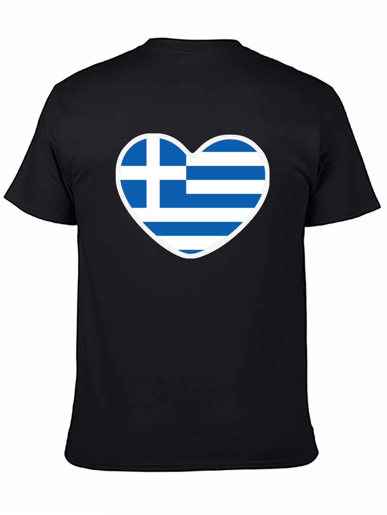 Greece Flag Heart T-Shirt