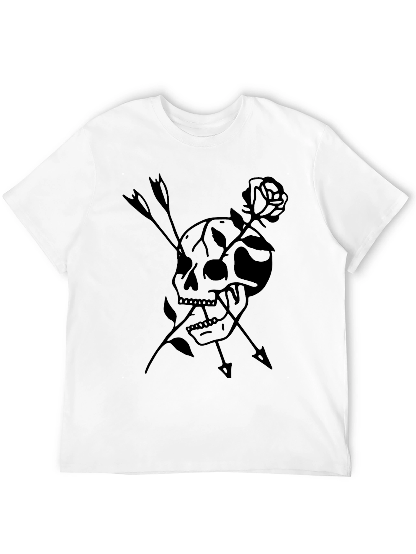 Skull & Rose Graphic Tee