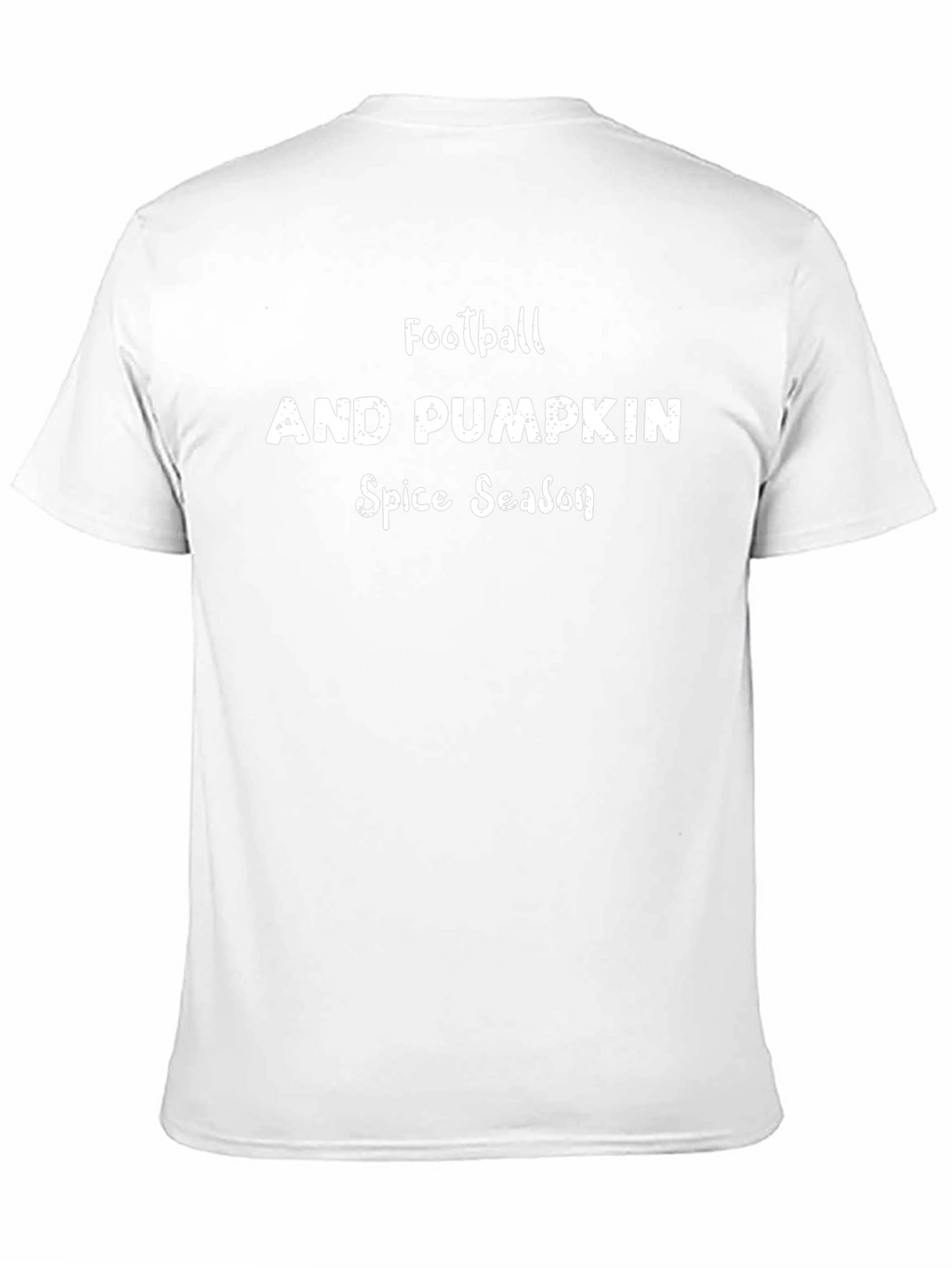 Football & Pumpkin Spice Season Black T-Shirt