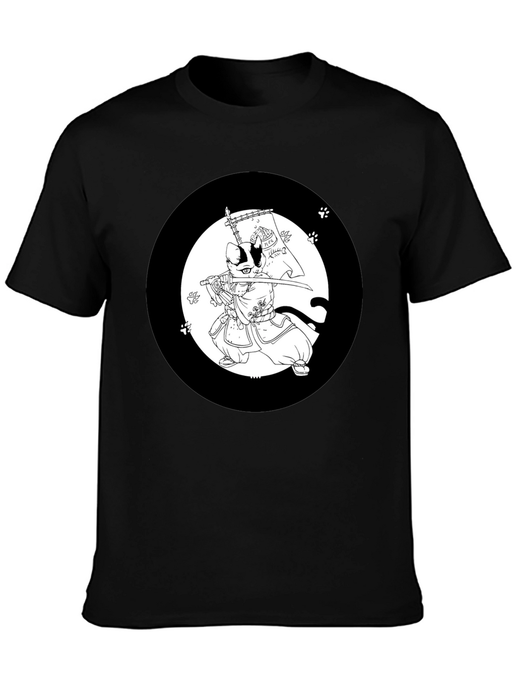 Samurai Cat T-Shirt: Cool Graphic Tee