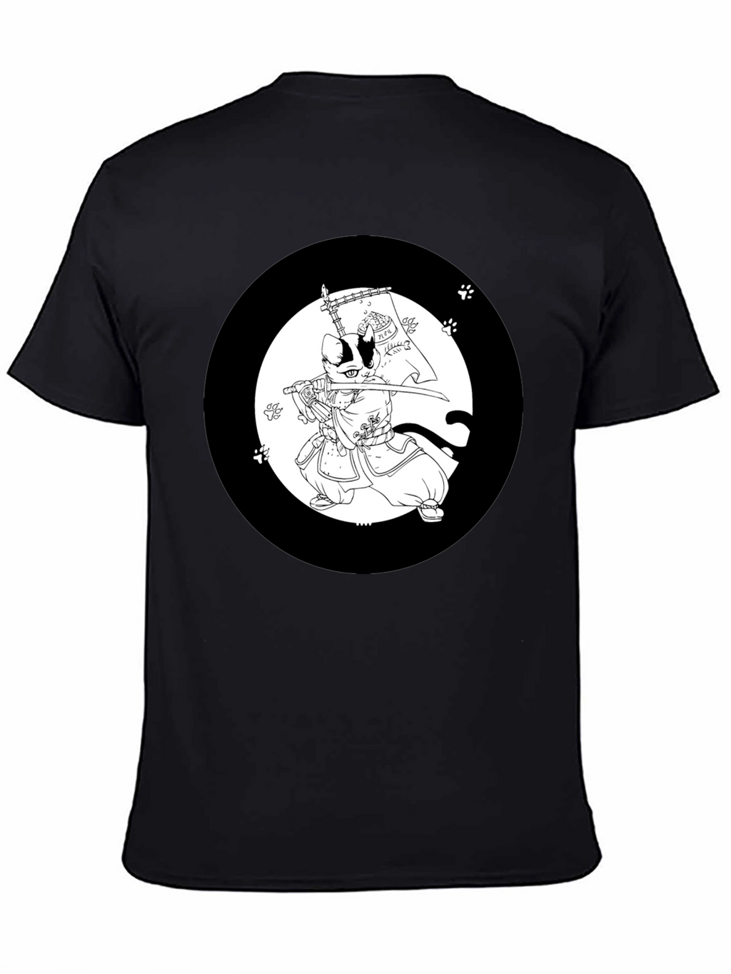 Samurai Cat T-Shirt: Cool Graphic Tee