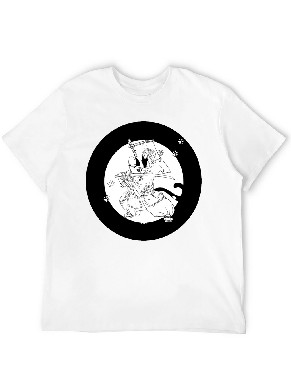 Samurai Cat T-Shirt: Cool Graphic Tee