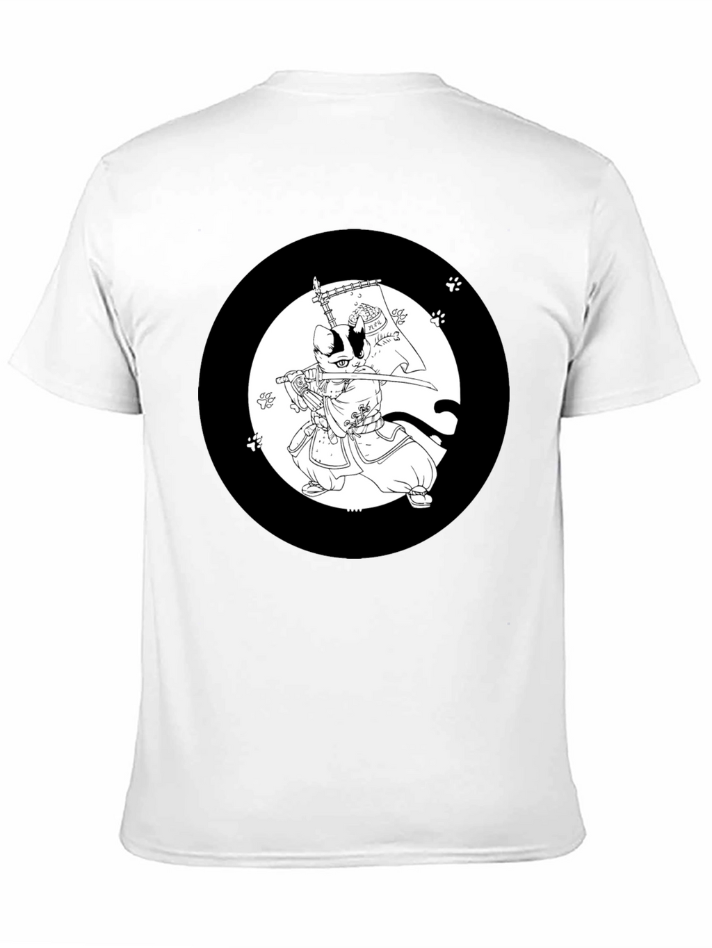Samurai Cat T-Shirt: Cool Graphic Tee
