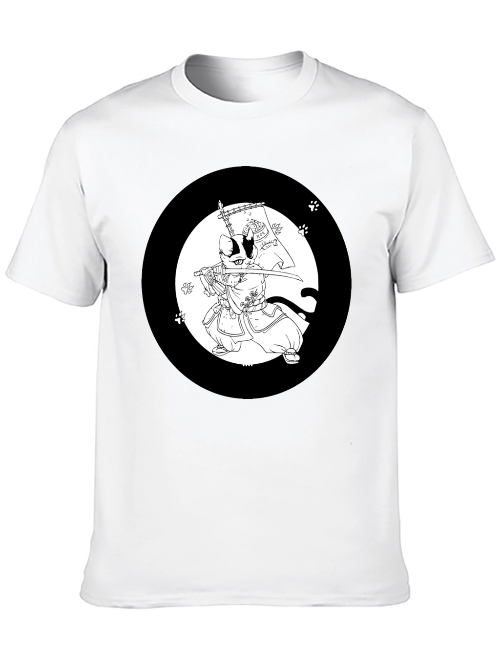 Samurai Cat T-Shirt: Cool Graphic Tee