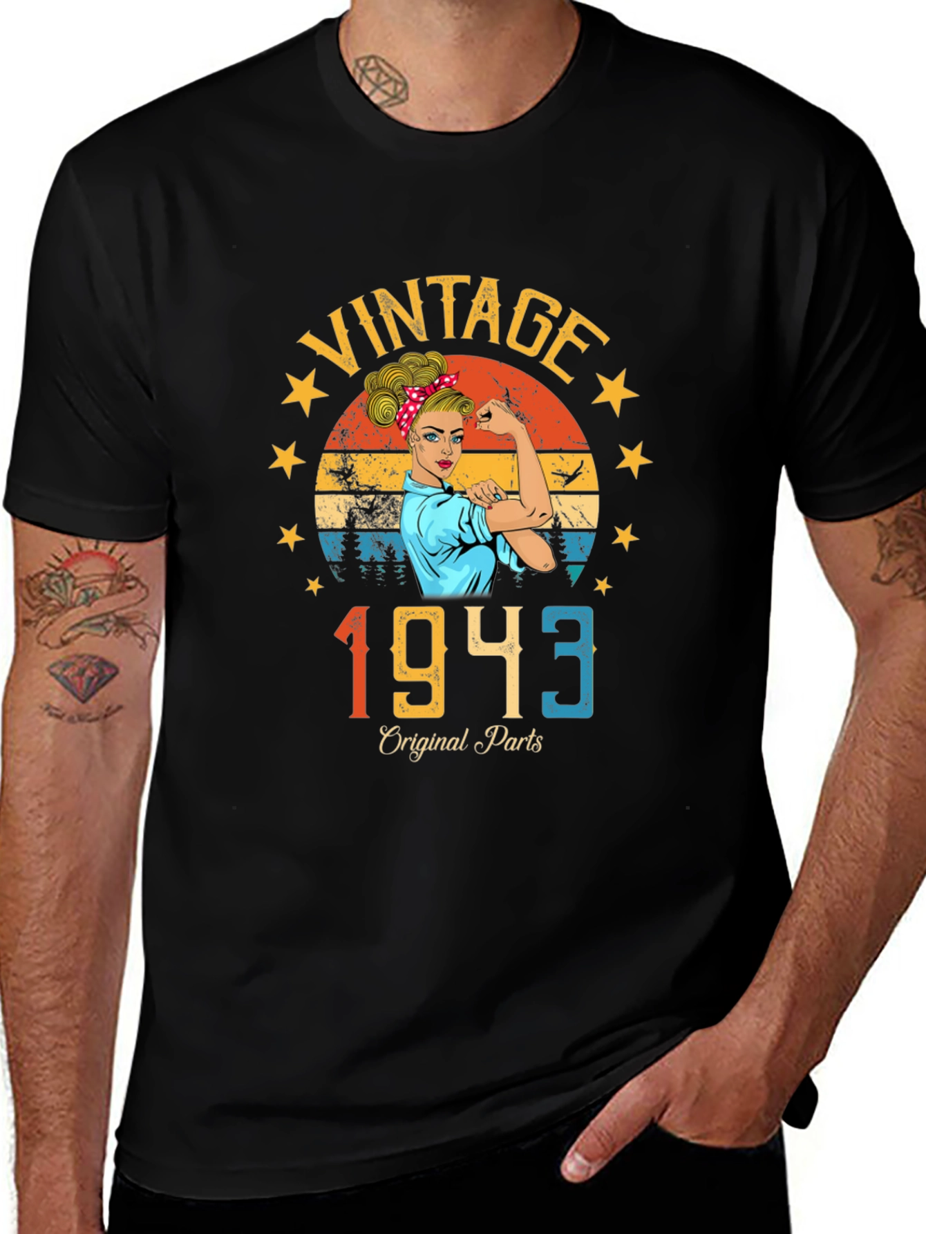 Vintage 1943 Original Parts T-Shirt