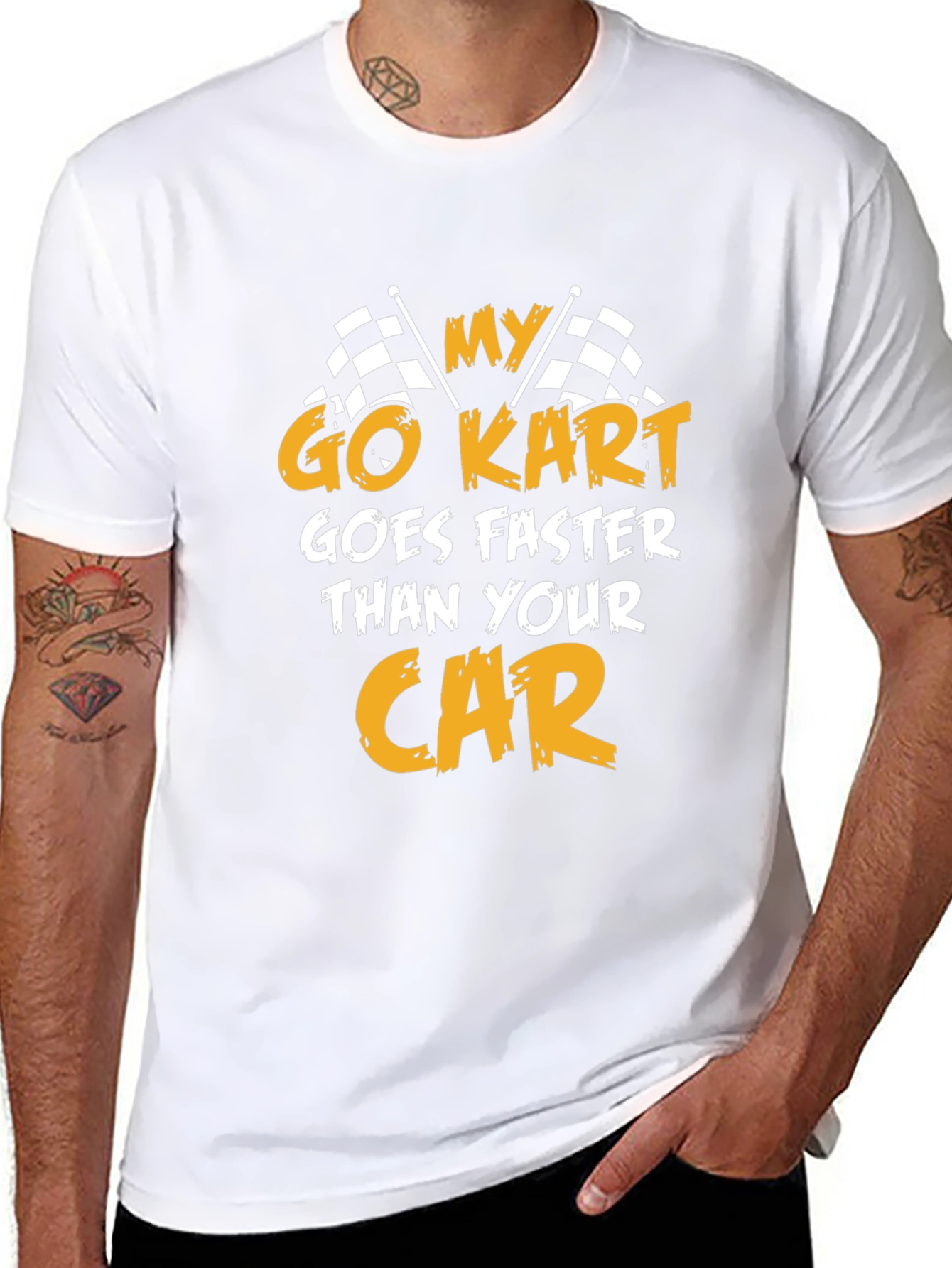 Go Kart Faster Than Your Car T-Shirt - Racing Tee