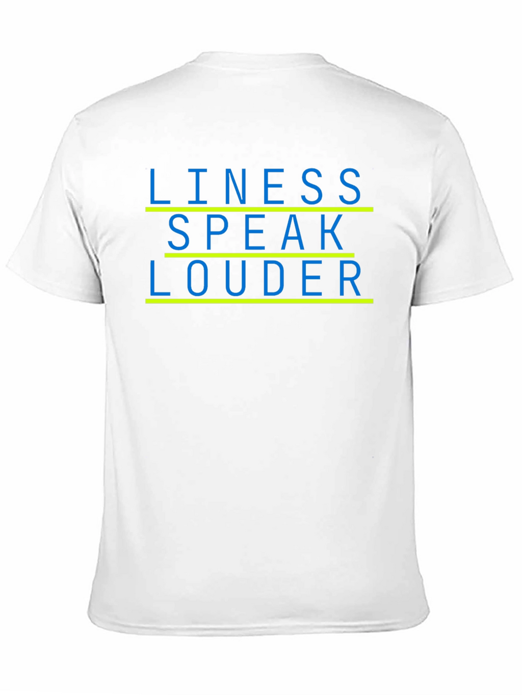 Lines Speak Louder Black Graphic Tee