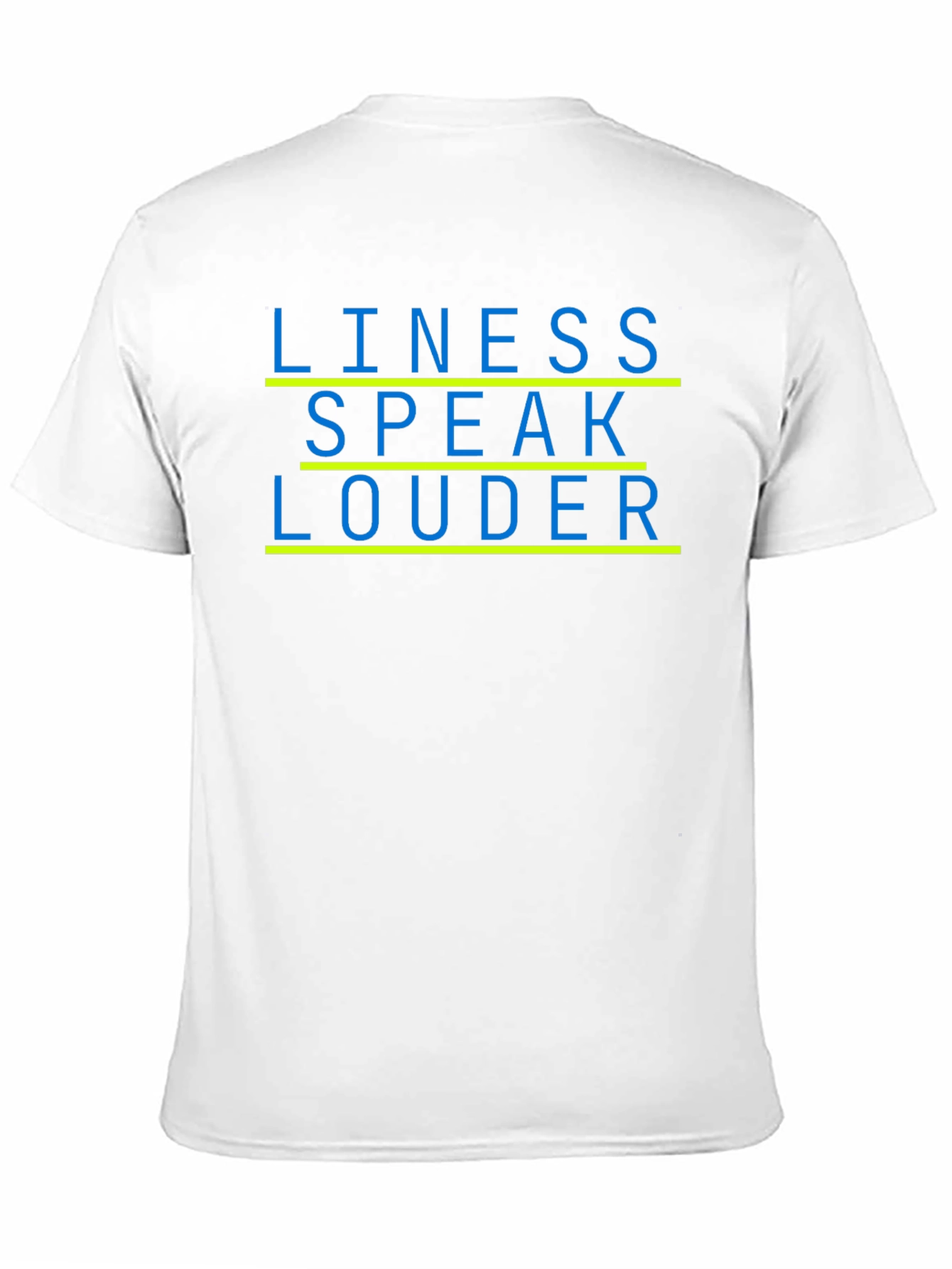 Lines Speak Louder Black Graphic Tee