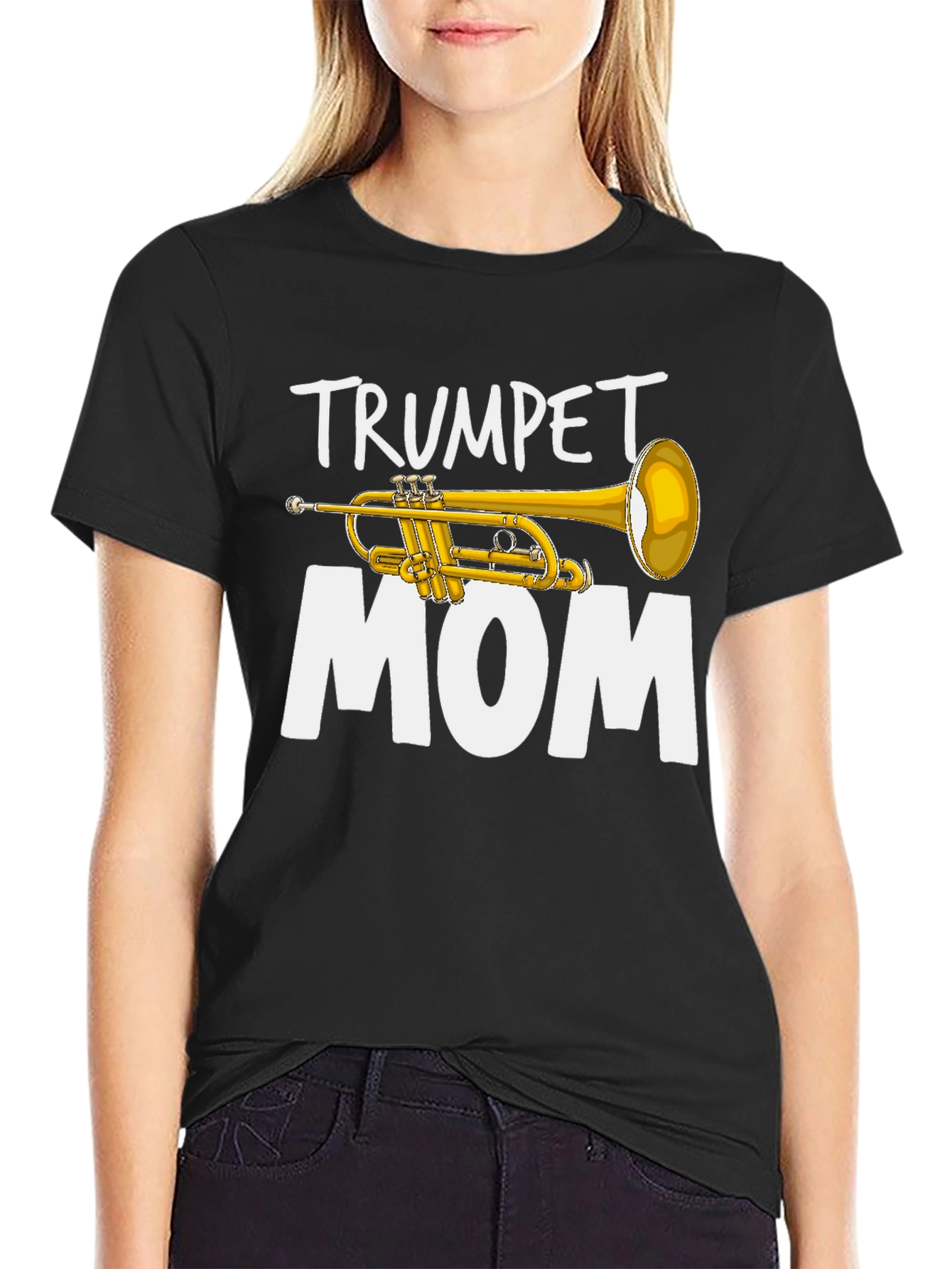 Trumpet Mom T-Shirt - Music Lover Tee